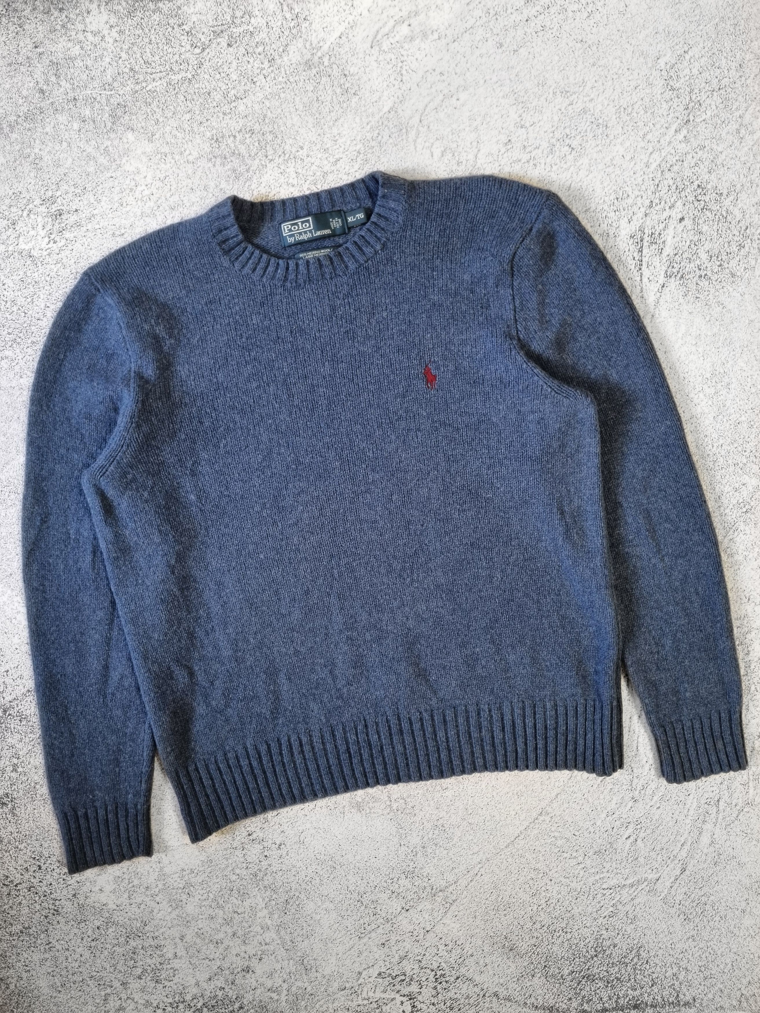 Polo Ralph Lauren Vintage Polo Ralph Lauren Merino Wool Sweater Size US L / EU 52-54 / 3 - 2 Thumbnail