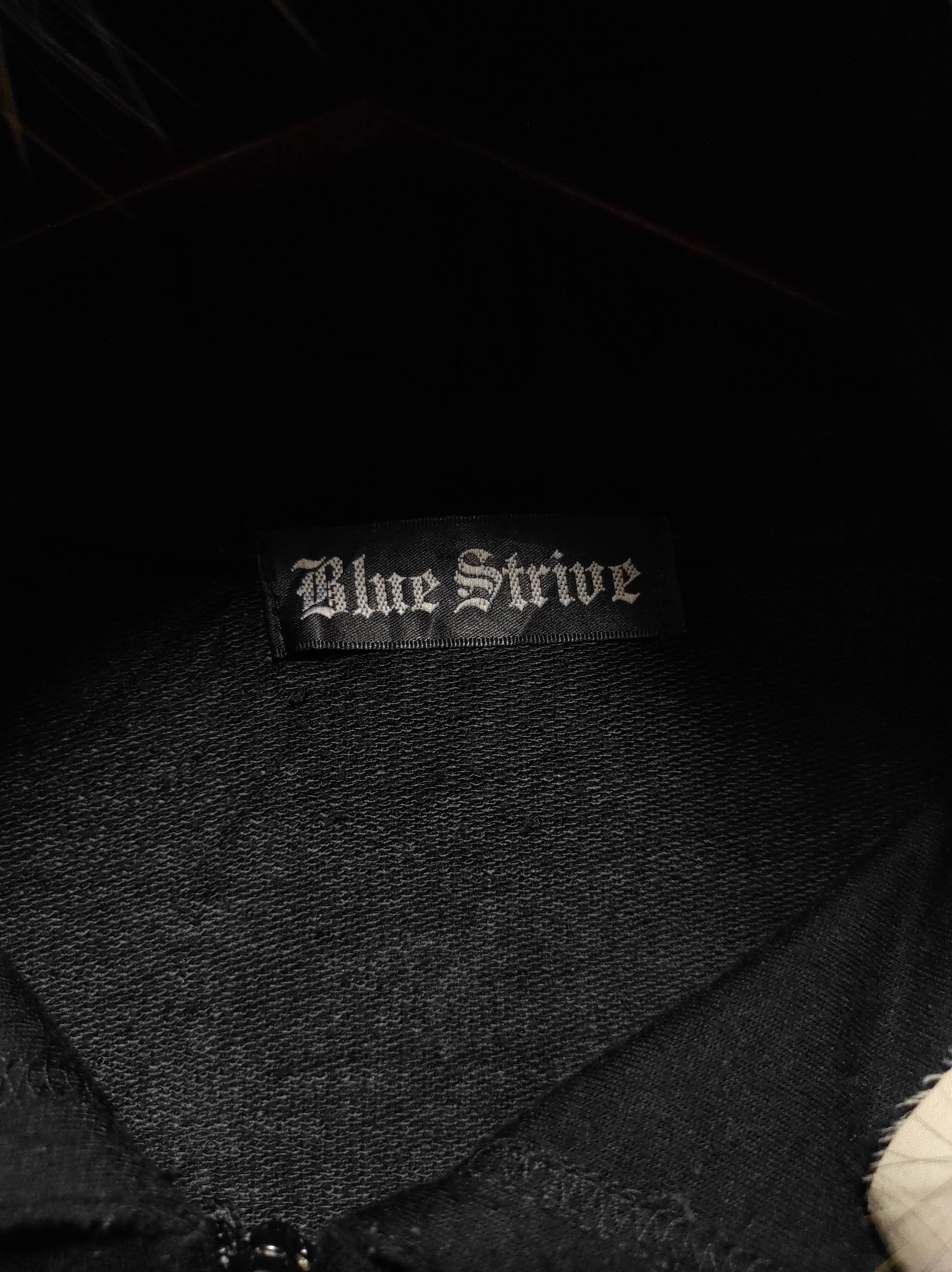Blue Strive Skull Fur Hoodie IfSixWasNine LGB style