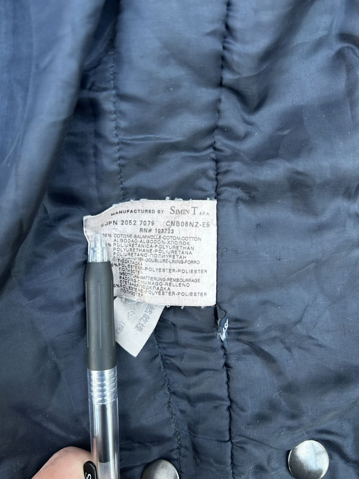 Emporio Armani Emporio Armani vintageduck canvas military jacket Size US L / EU 52-54 / 3 - 12 Thumbnail