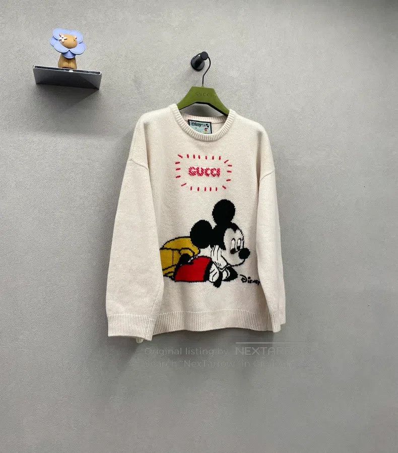 Gucci Gucci Co-branded woollen round-neck long-sleeved woollen s Size M / US 6-8 / IT 42-44 - 3 Thumbnail