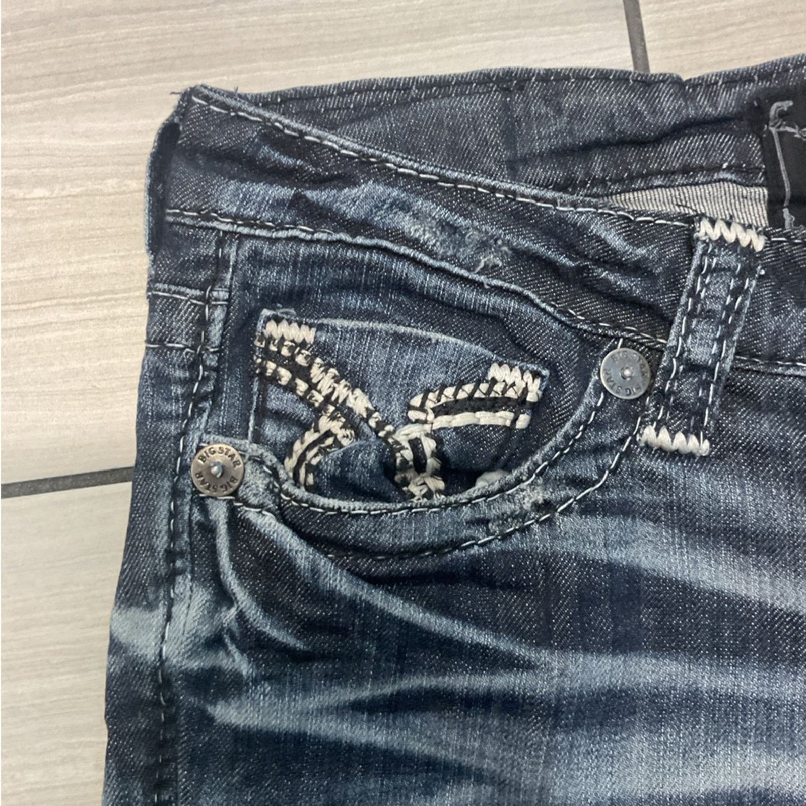 Big Star Big Star Nico Women’s Jeans Dark Blue Size 30" / US 8 / IT 44 - 4 Thumbnail