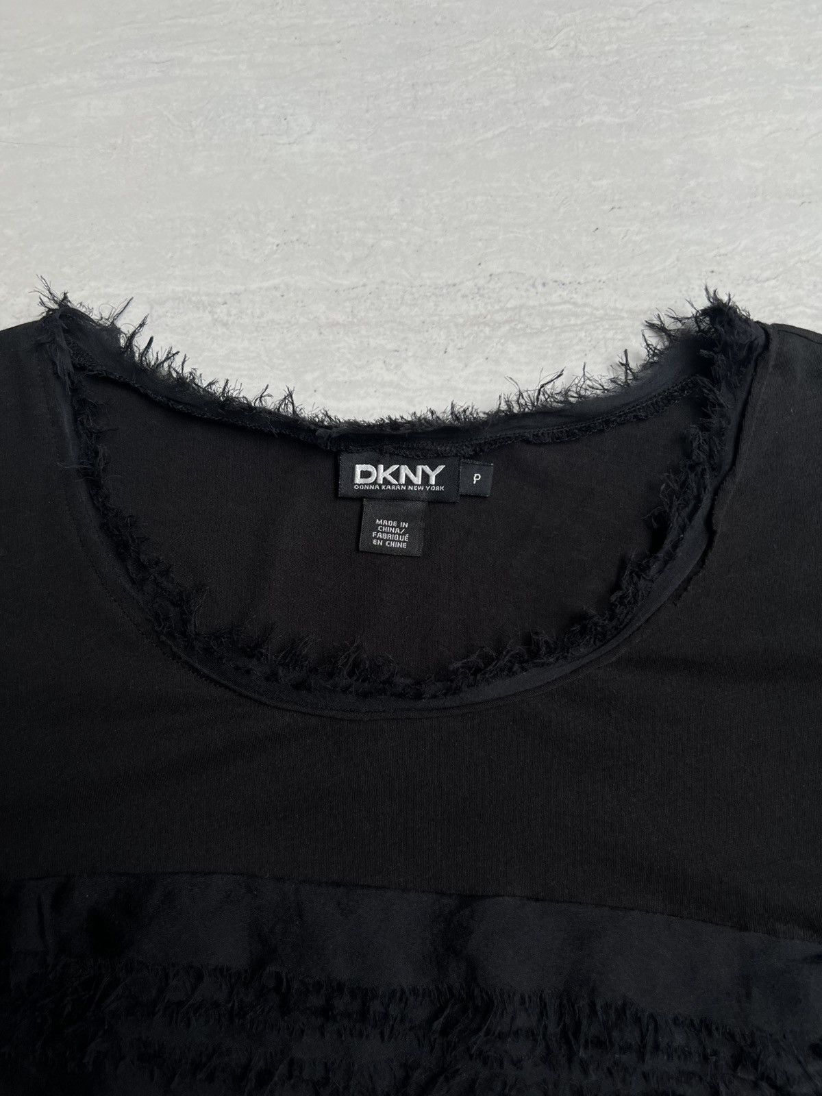 DKNY DKNY Black T-shirt Size US XS / EU 42 / 0 - 10 Thumbnail