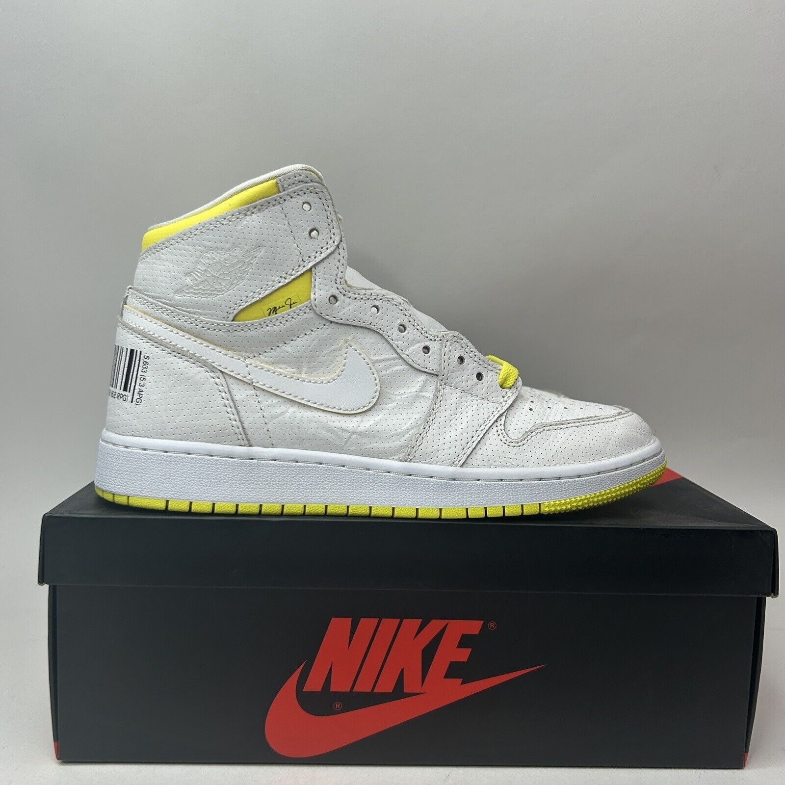Nike Nike Air Jordan 1 High Retro GS “First Class Flight” 2023 Size US 8 / IT 38 - 4 Thumbnail