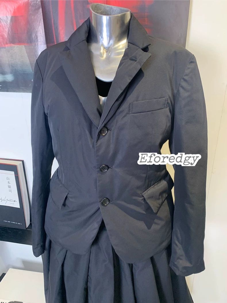 Comme des Garcons Comme des Garcons Black cotton-padded jacket suit Size S / US 4 / IT 40 - 3 Thumbnail