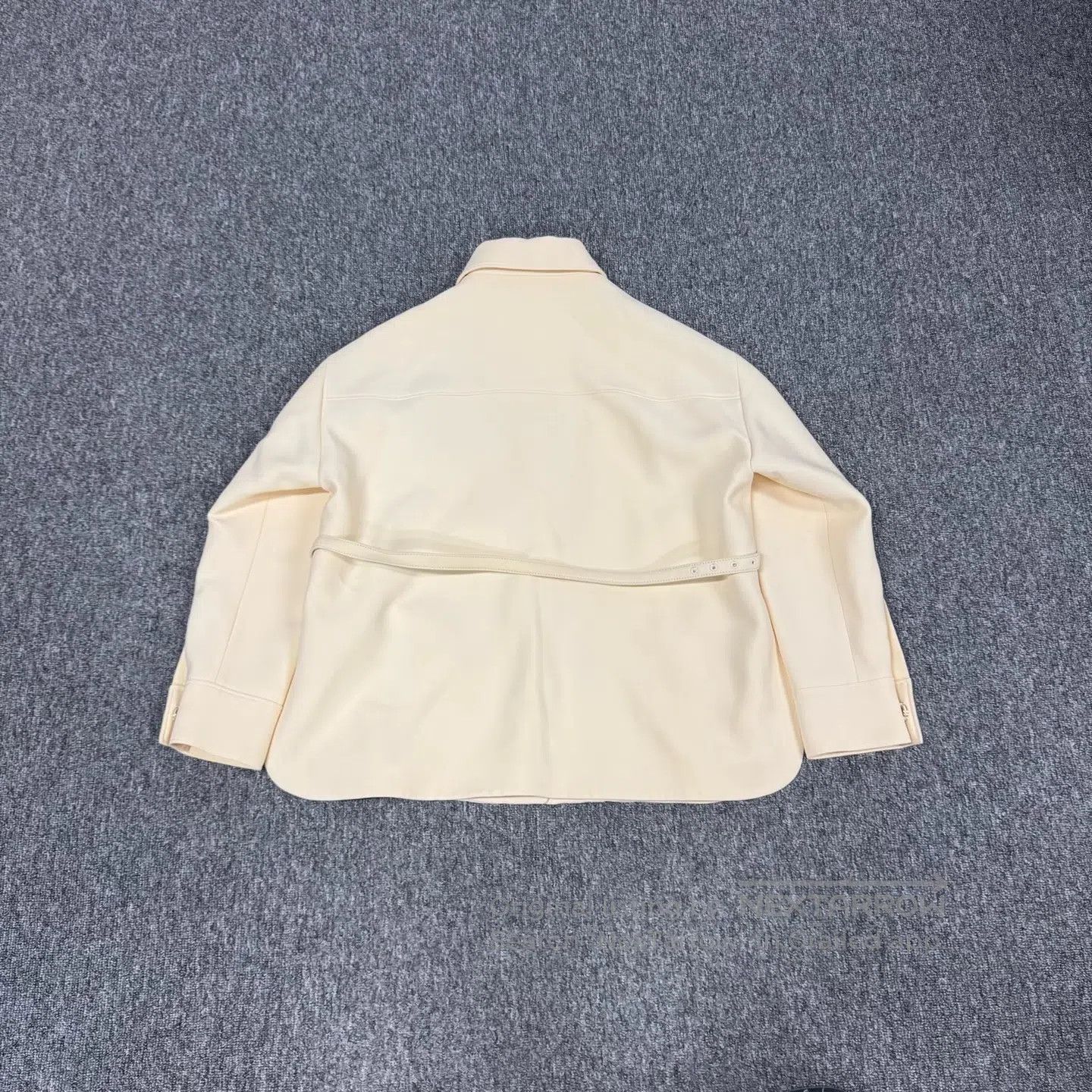 Fendi FENDI Pocket leather patch, belt, shirt-style jacket| Size L / US 10 / IT 46 - 2 Thumbnail