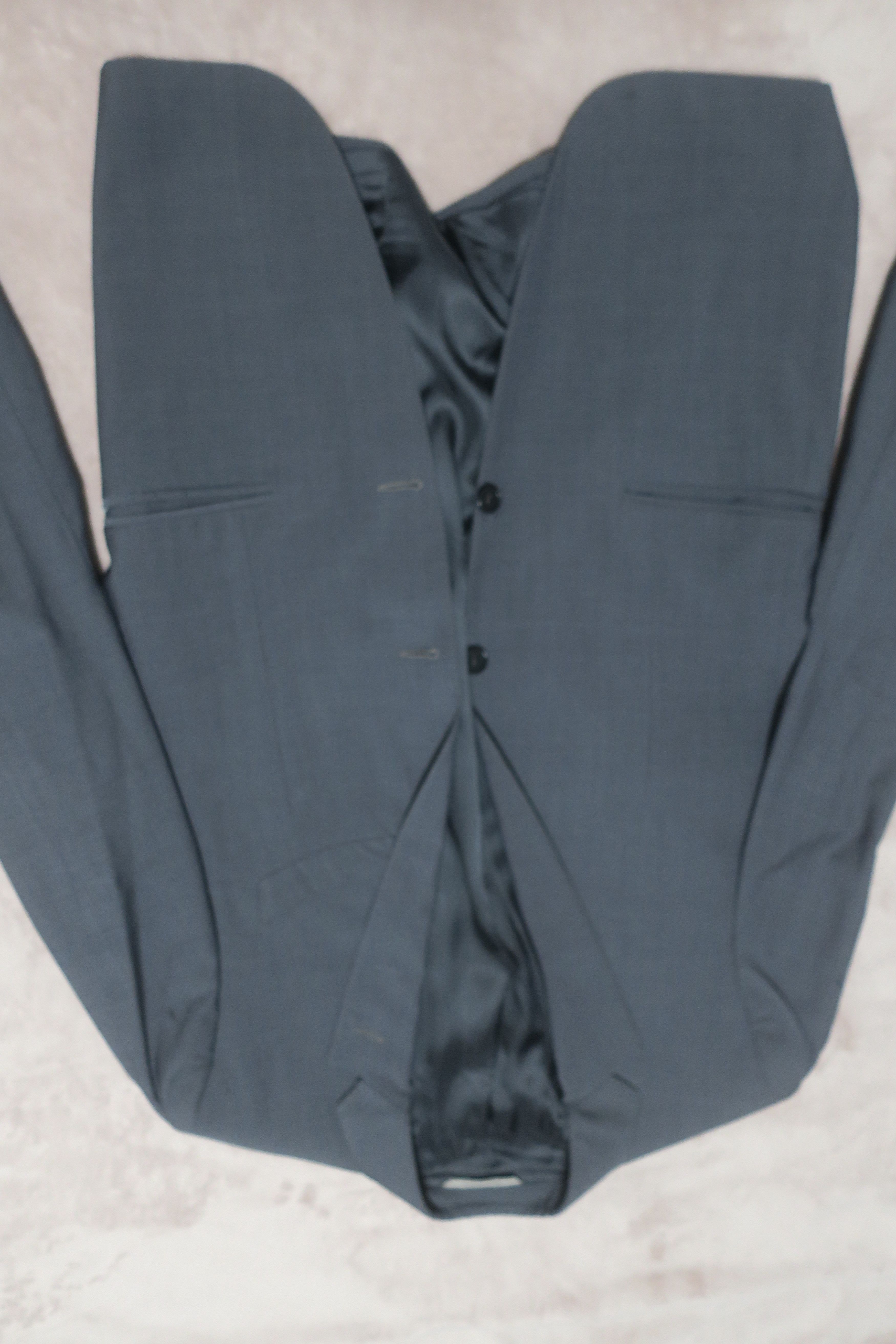 Canali Men's Gray Suit Jacket Size 50R - 2 Thumbnail