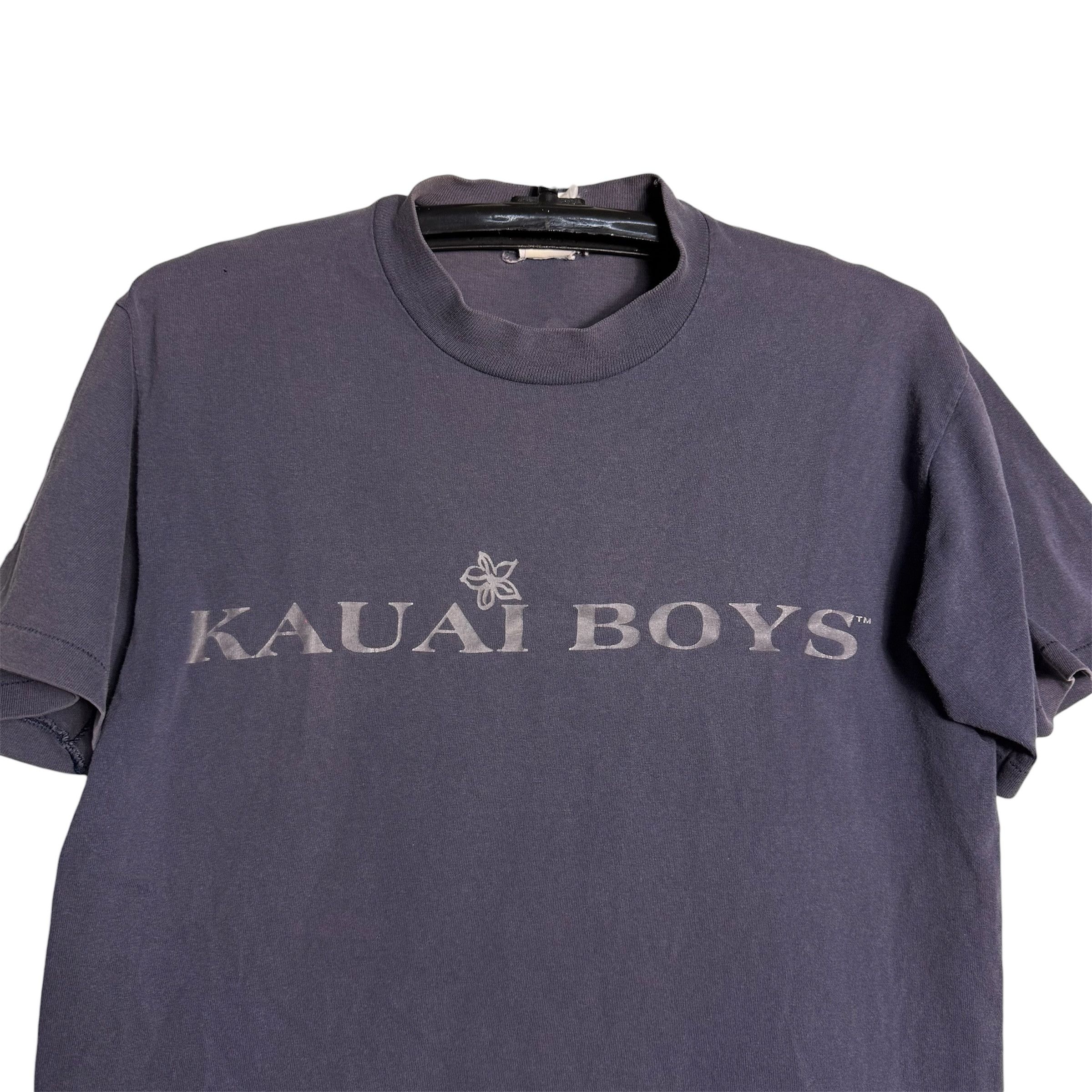 Vintage 🔥RARE🔥Vintage Kauai Boys Hawaii T-shirt Single Stich Size US M / EU 48-50 / 2 - 2 Thumbnail