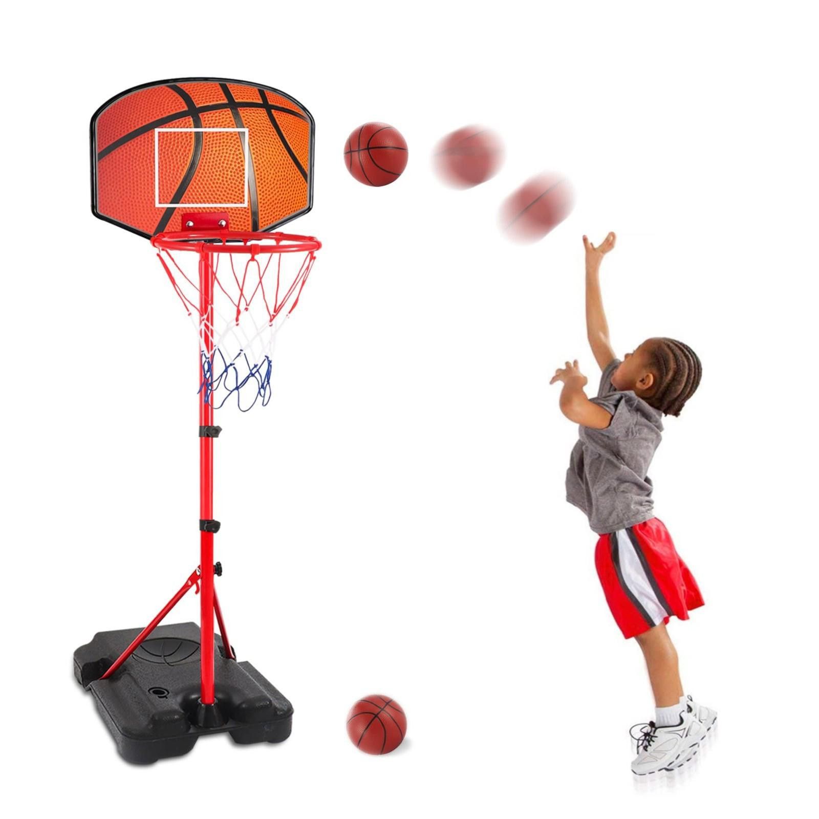 The Unbranded Brand Hieoby Kids Basketball Hoop Adjustable Height 3.5FT-5.5FT Size ONE SIZE - 2 Thumbnail