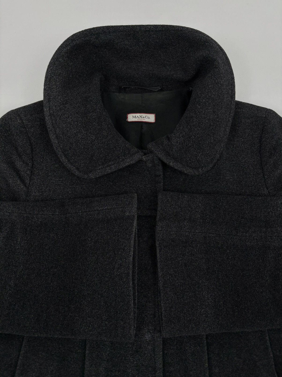 Max Mara Rare Max&Co Classics Wool Rabbit Silk Italy Oversize Beaver Winter Coat Jacket Trench Size M / US 6-8 / IT 42-44 - 14 Thumbnail