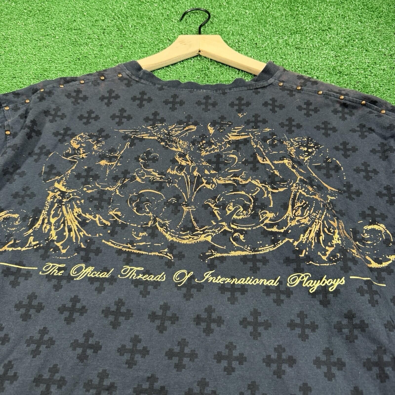Cedarwood State CEZER Jewelius Y2K Long Sleeve Shirt 3XL Graphic Studded Size US XXL / EU 58 / 5 - 6 Thumbnail