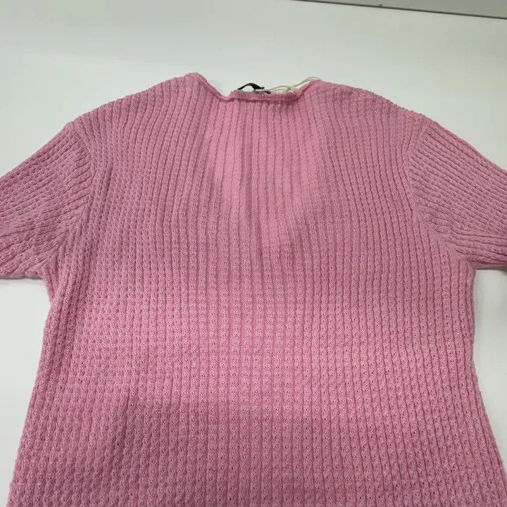 Chanel Chanel Pink Short Sleeve Knit Top Size XS / US 0-2 / IT 36-38 - 8 Thumbnail