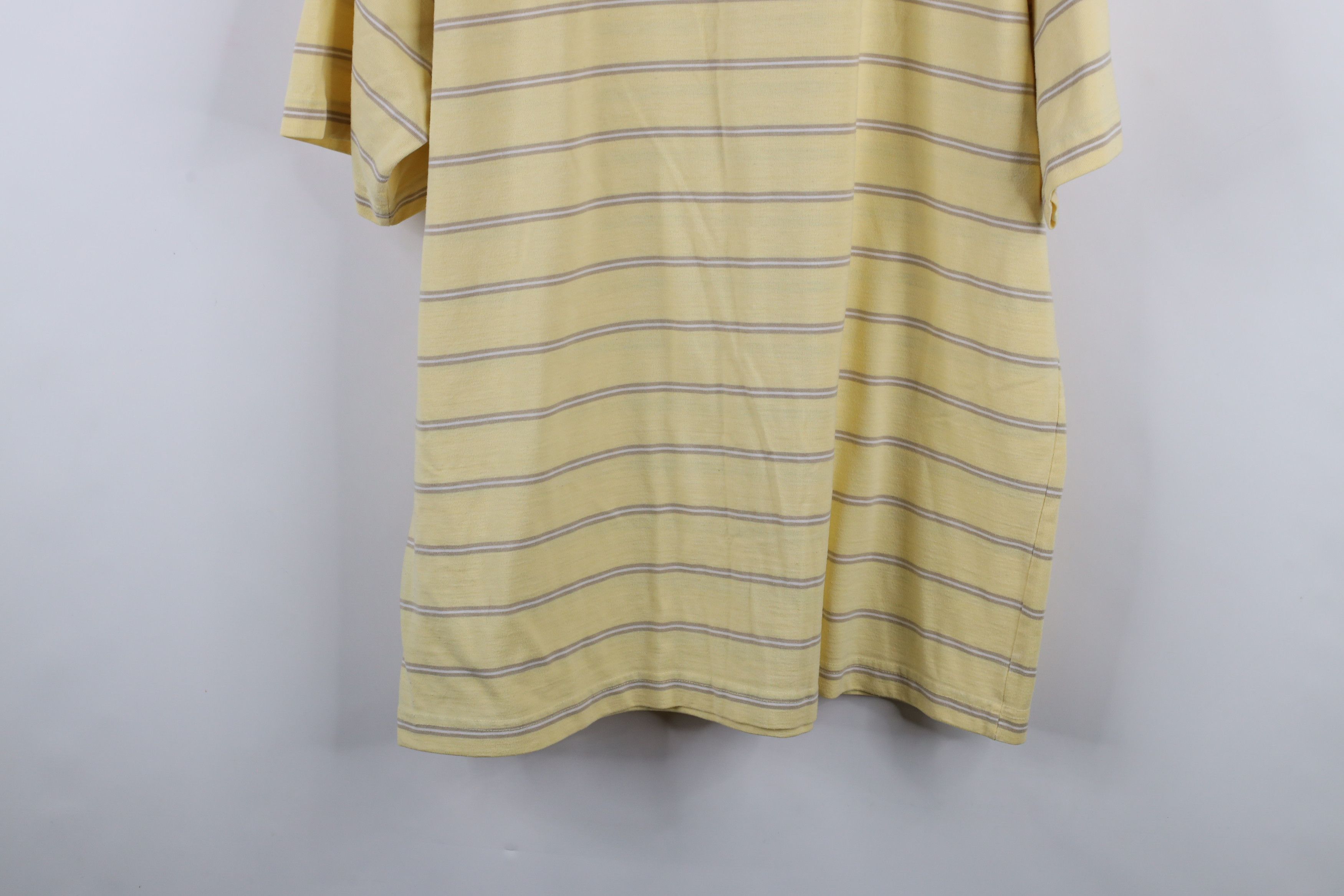 Vintage Vintage 90s Streetwear Striped Short Sleeve Pocket T-Shirt Size US XL / EU 56 / 4 - 11 Thumbnail