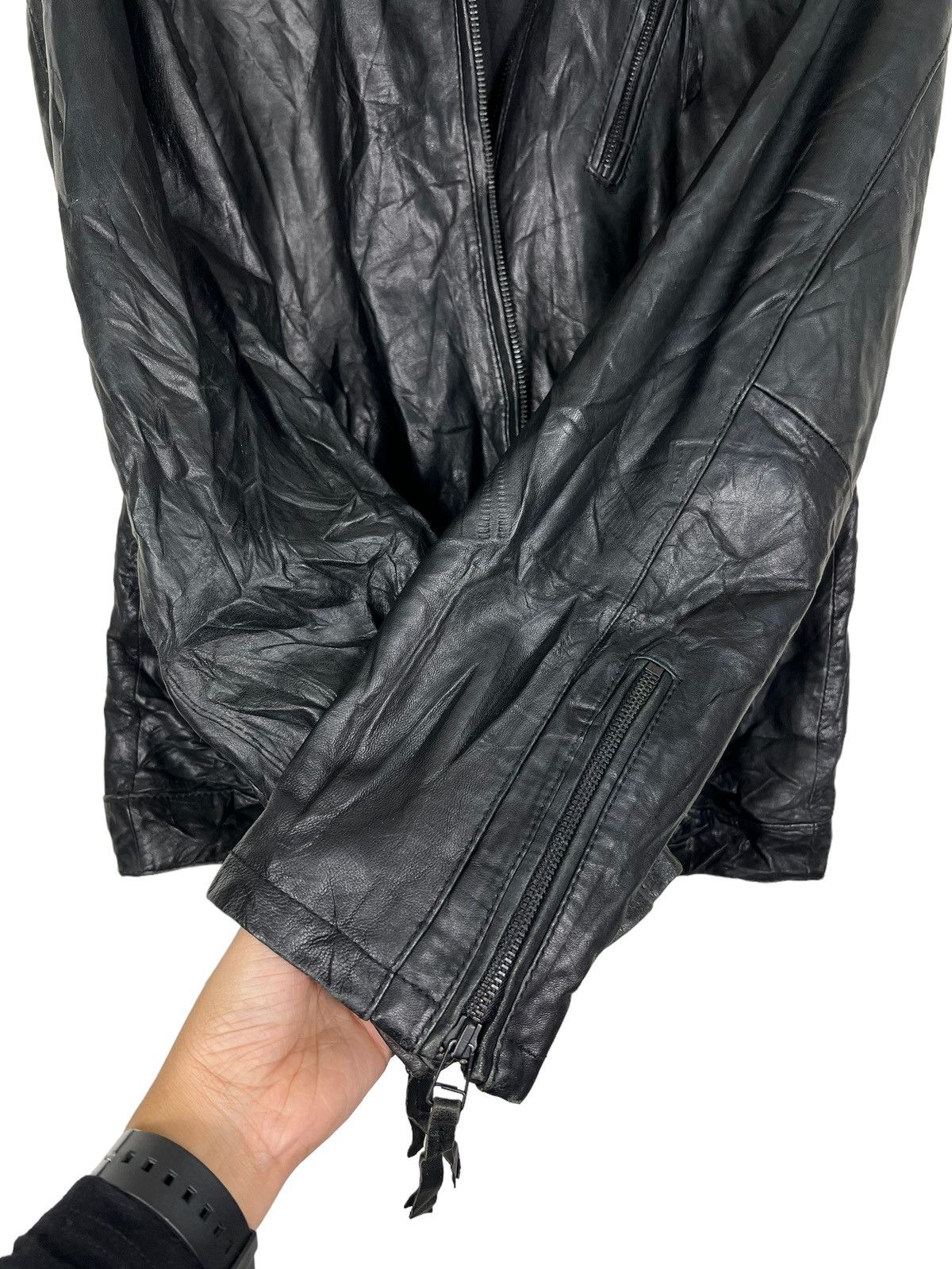 Tornado Mart 🔥 HOUSE OF BLUES LEATHER MOTO RIDER CAFE RACER JACKET Size US M / EU 48-50 / 2 - 12 Thumbnail
