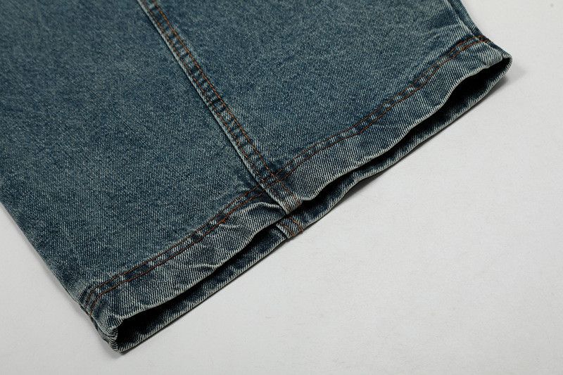 Vintage Men's American washed distressed loose wide-leg jeans Size US 32 / EU 48 - 6 Thumbnail