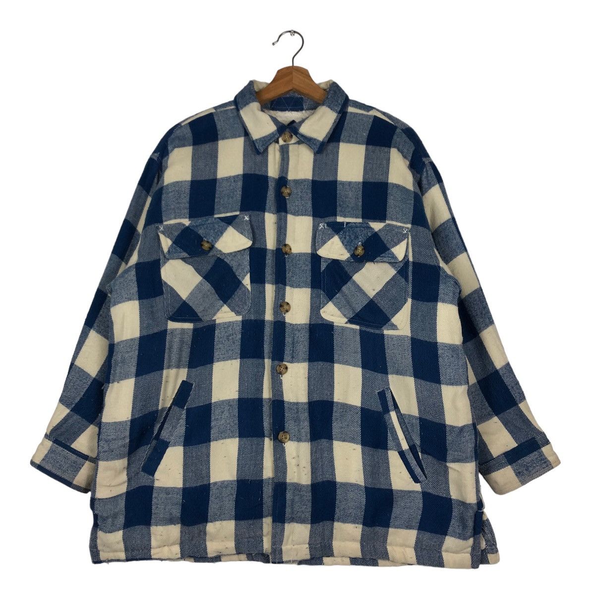 Flannel 🔥Vintage Work Flannel Jacket Uniqlo Issey Miyake Tartan Size US L / EU 52-54 / 3 - 1 Thumbnail