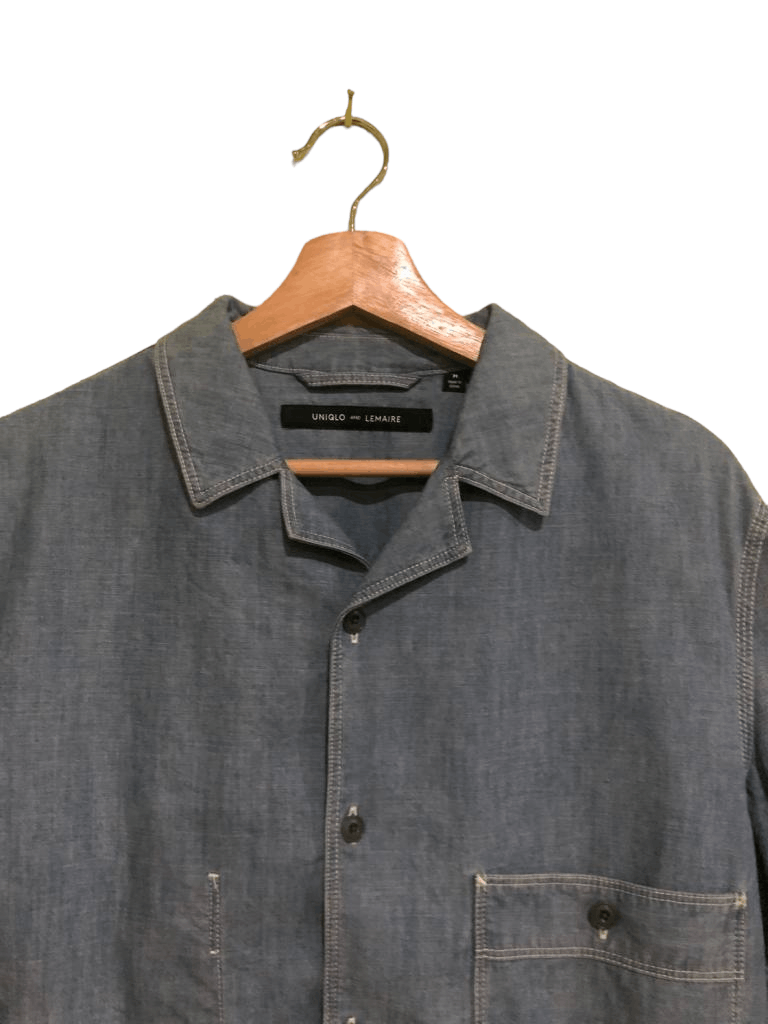 Lemaire × Uniqlo Uniqlo AND Lemaire Soft Denim Indigo Button Jacket (M) Size US M / EU 48-50 / 2 - 4 Thumbnail