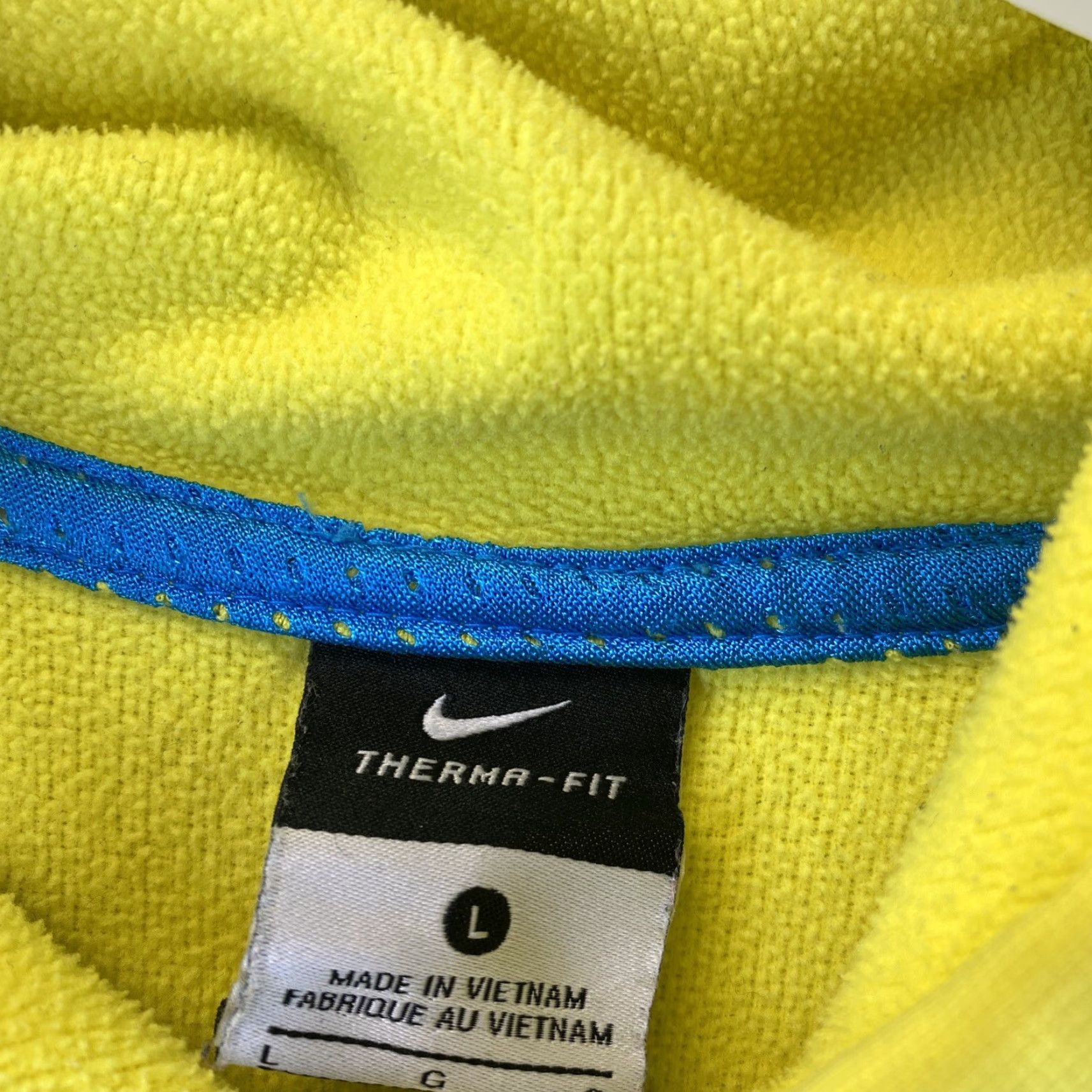 Nike Nike Therma-Fit Women's Size L Neon Yellow Pullover Hoodie Sweatshirt / 57-18 Size L / US 10 / IT 46 - 3 Thumbnail