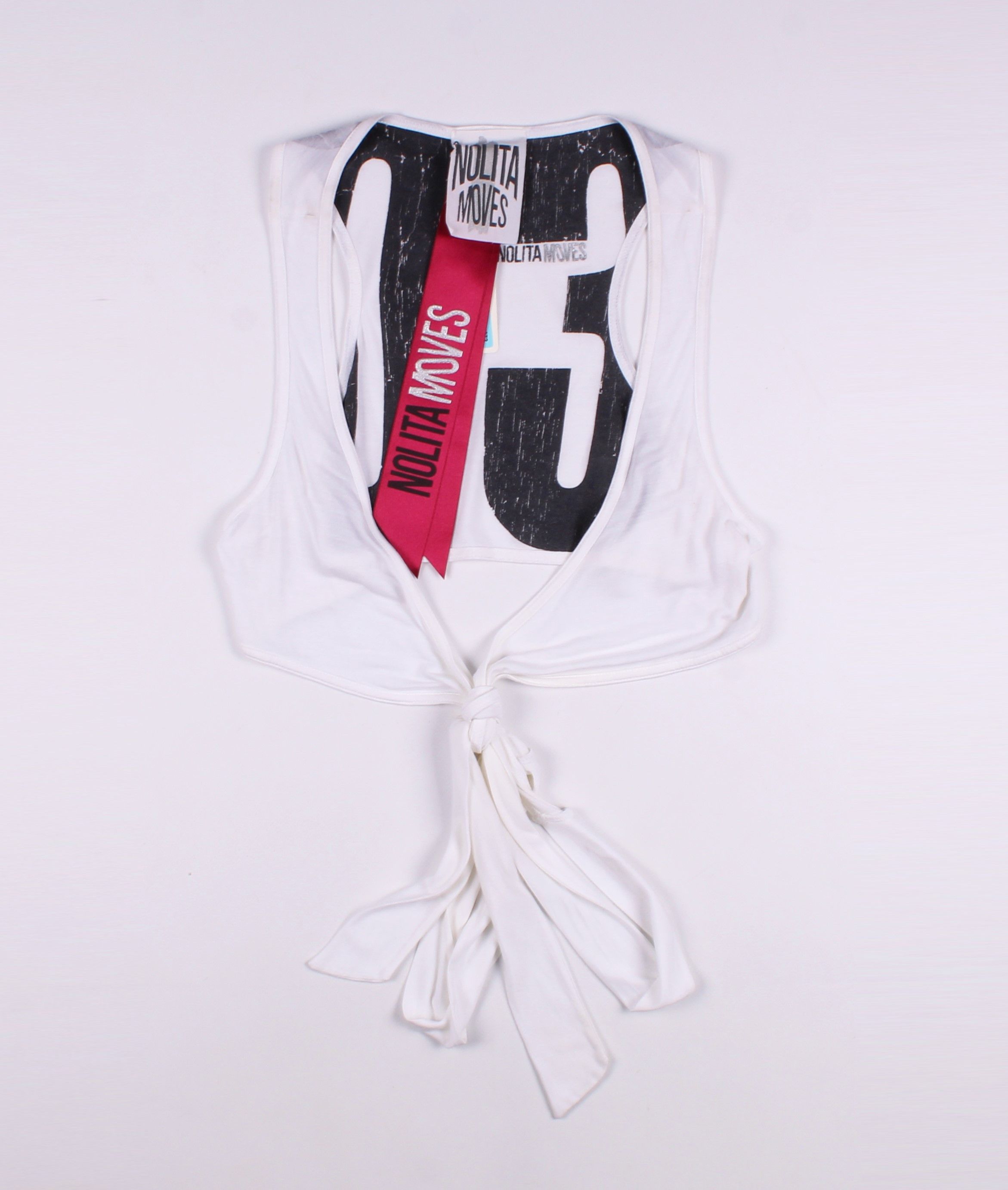 Vintage Nolita North Little Italy Y2K Cropped Top with Ties Size M / US 6-8 / IT 42-44 - 3 Thumbnail