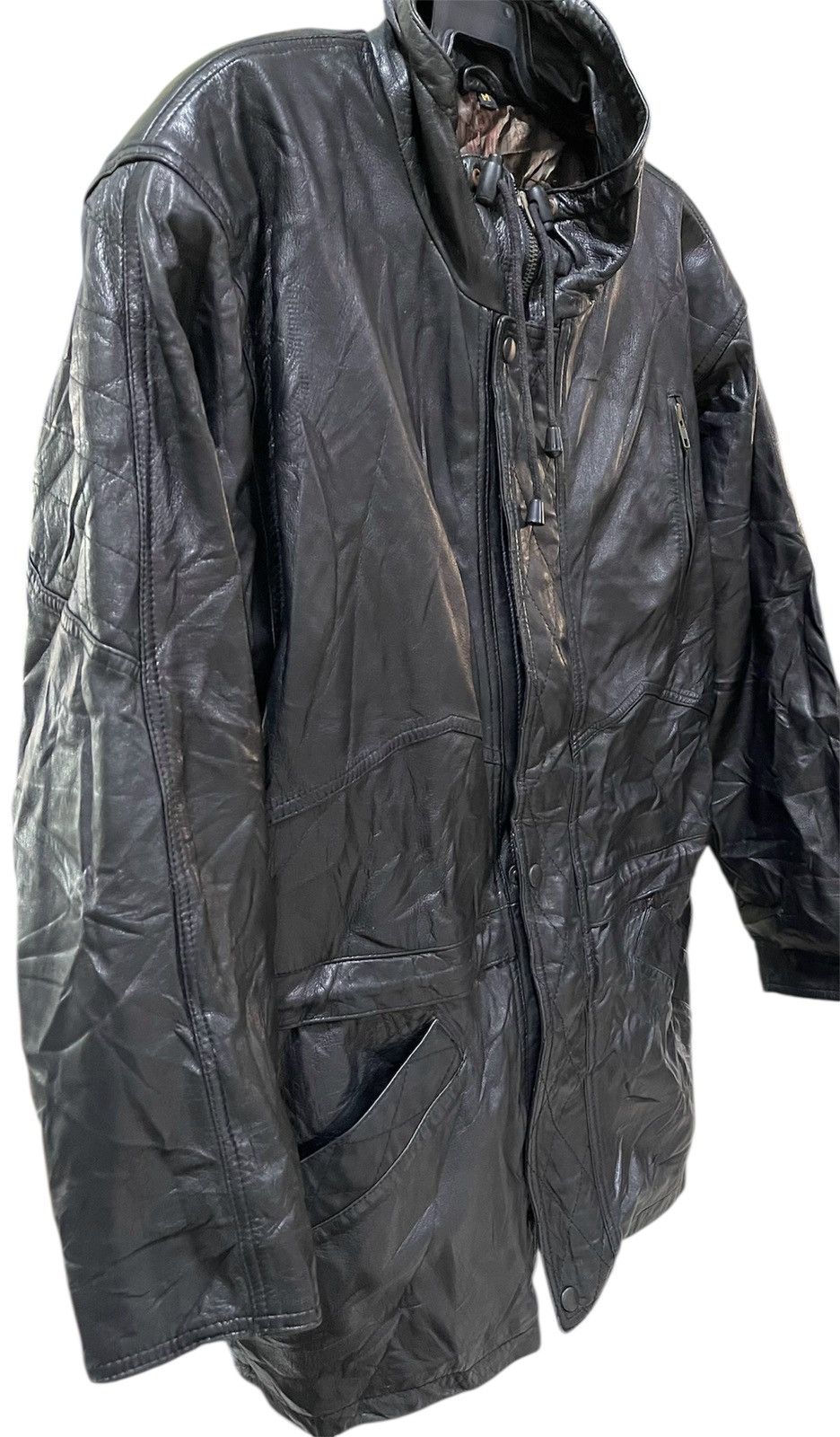 Japanese Brand × The Unbranded Brand Leather Jacket Size US XL / EU 56 / 4 - 3 Thumbnail