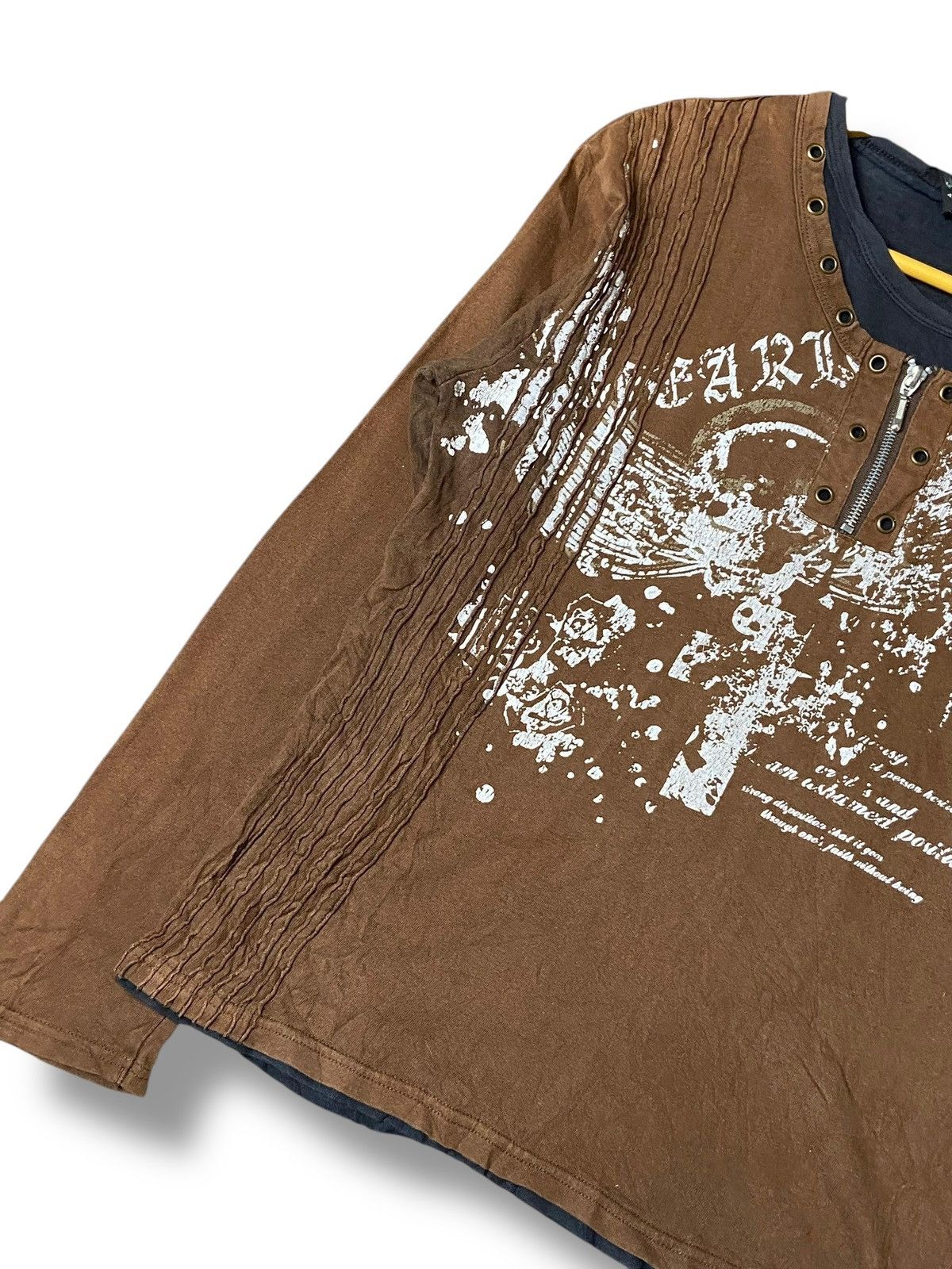 Japanese Brand Aristocratic Brand Grunge Style Long Sleeve Shirt (149) Size US XXS / EU 40 - 5 Thumbnail