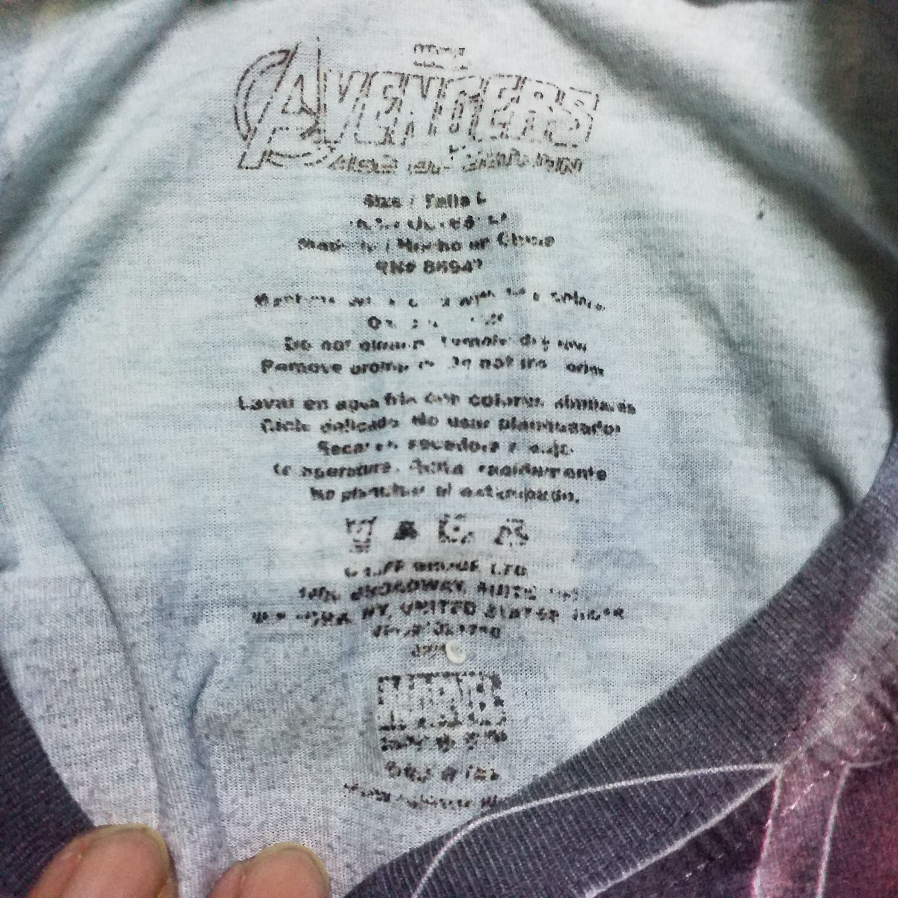 Marvel Comics Marvel comic avenger Ovp front n back Size US L / EU 52-54 / 3 - 3 Thumbnail