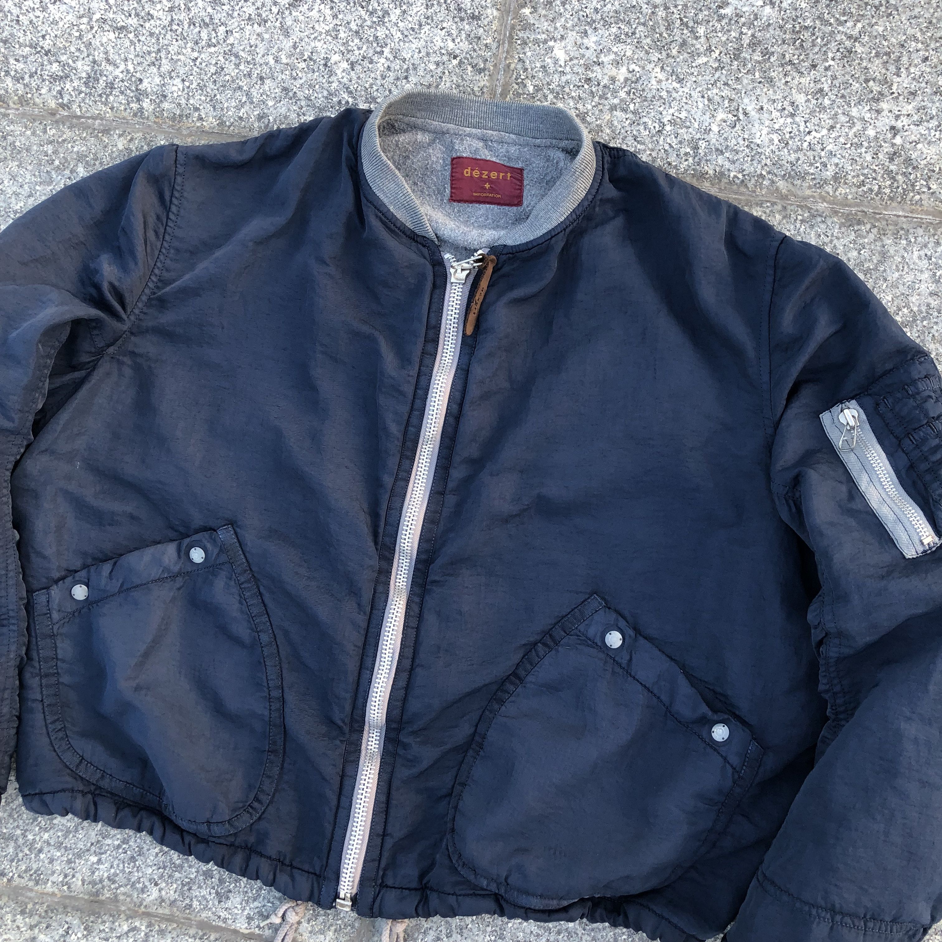 Dezert Vintage Dezert Japan MA1 Bomber Jacket Archive Fashion Black Size US M / EU 48-50 / 2 - 5 Thumbnail
