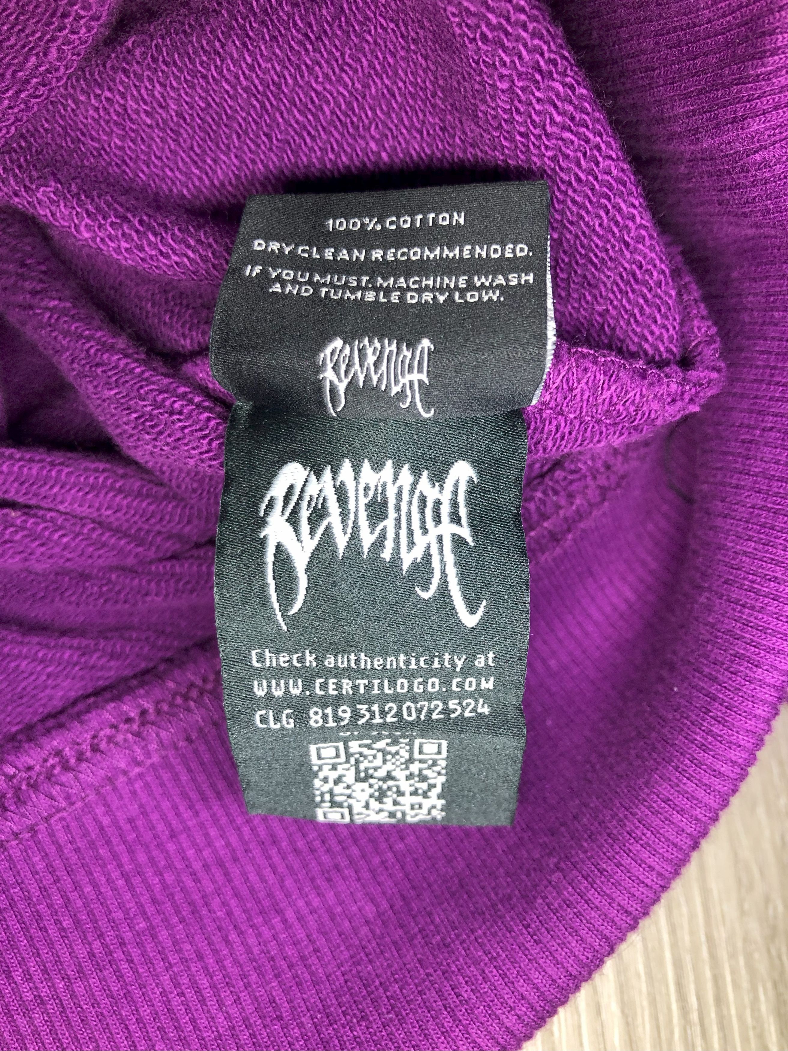 Revenge Revenge Purple Mugshot Kill Hoodie Size US XL / EU 56 / 4 - 8 Thumbnail