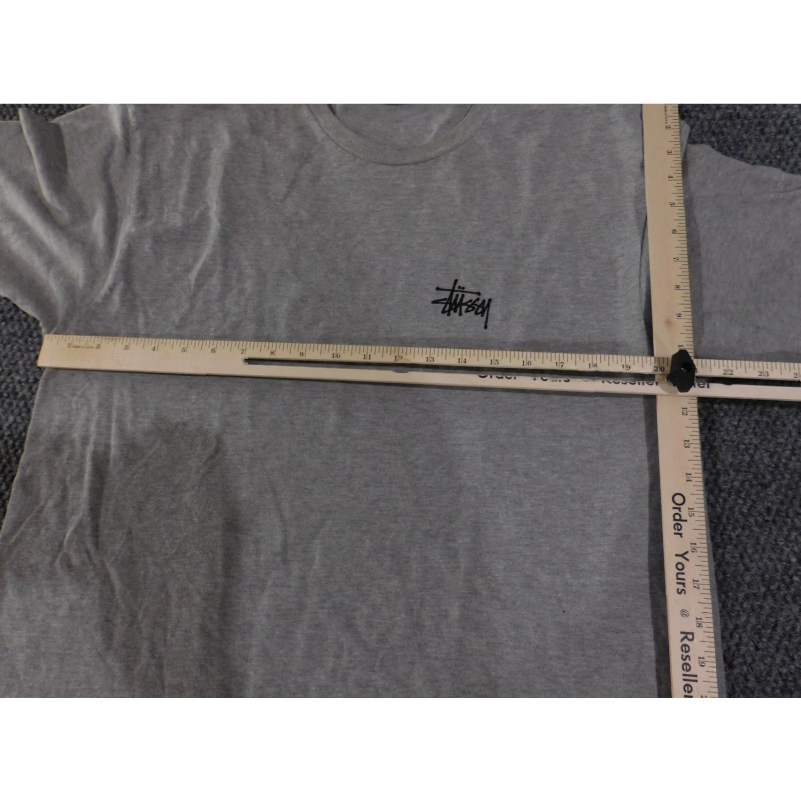 Etro Stussy Shirt Mens L Gray Streetwear Logo Tee Skate Surf Shirt Mens Large Gray Streetwear Logo Tee Skate Surf Size US L / EU 52-54 / 3 - 6 Thumbnail