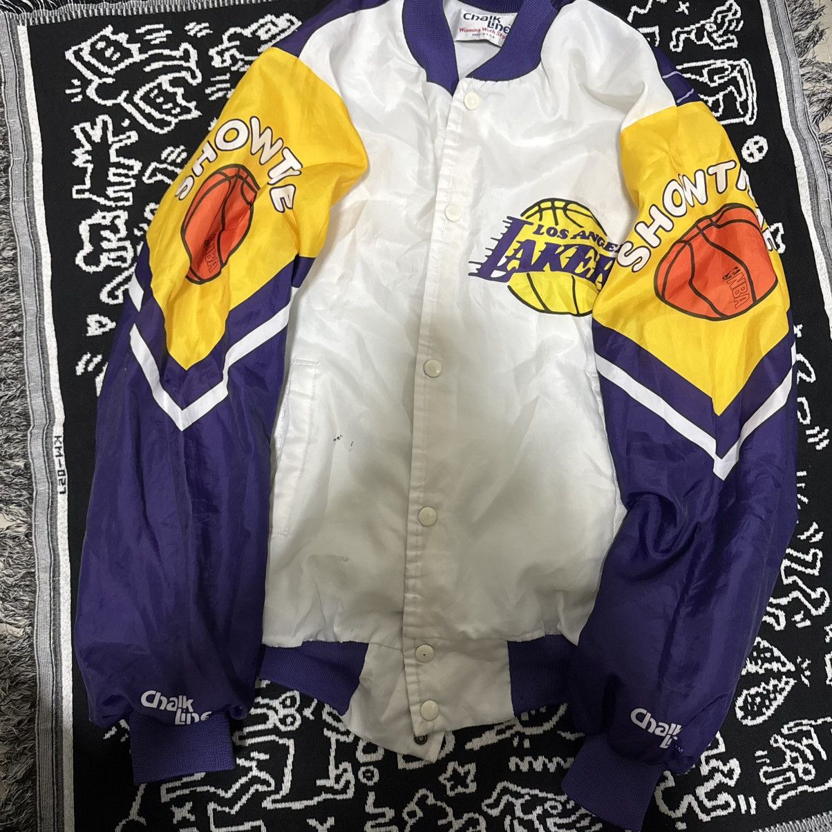 Other Vintage Los Angeles Lakers Chalk Line Jacke Size US M / EU 48-50 / 2 - 1 Thumbnail
