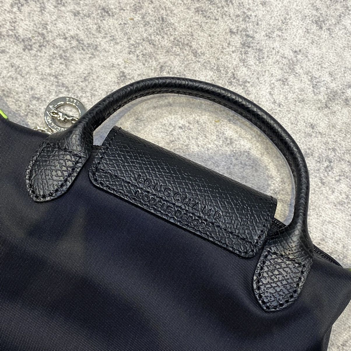 Longchamp LONGCHAMP Le Pliage Pouch Bag GREEN Black Size ONE SIZE - 4 Thumbnail
