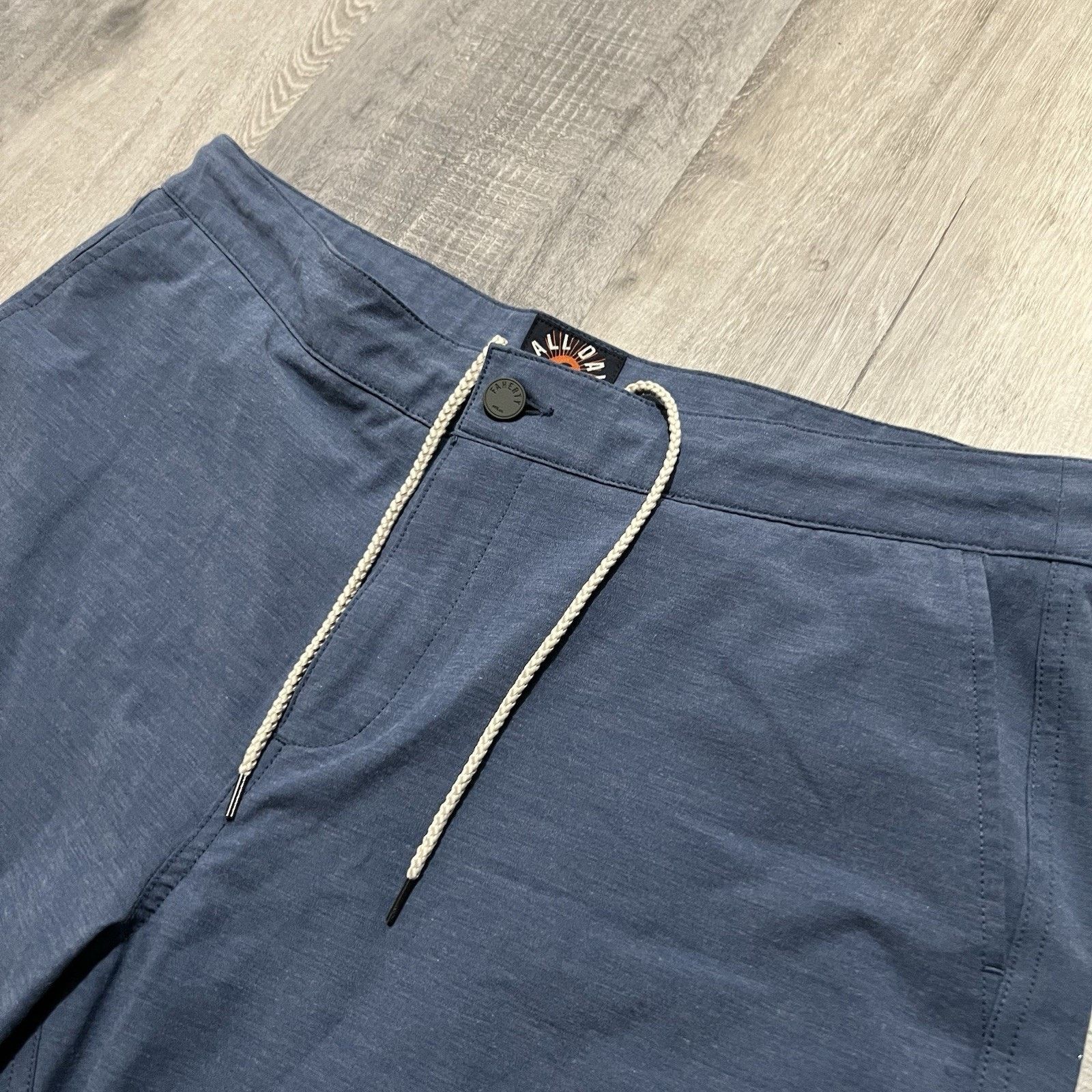 Faherty Faherty Men's Blue All Day Chino Shorts Solid Summer Sz 36 Size US 36 / EU 52 - 2 Thumbnail