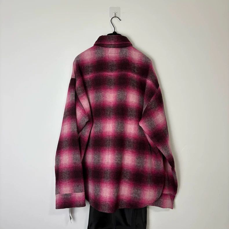 Balenciaga Balenciaga size 34 Wool pink plaid shirt Size XS / US 0-2 / IT 36-38 - 2 Thumbnail