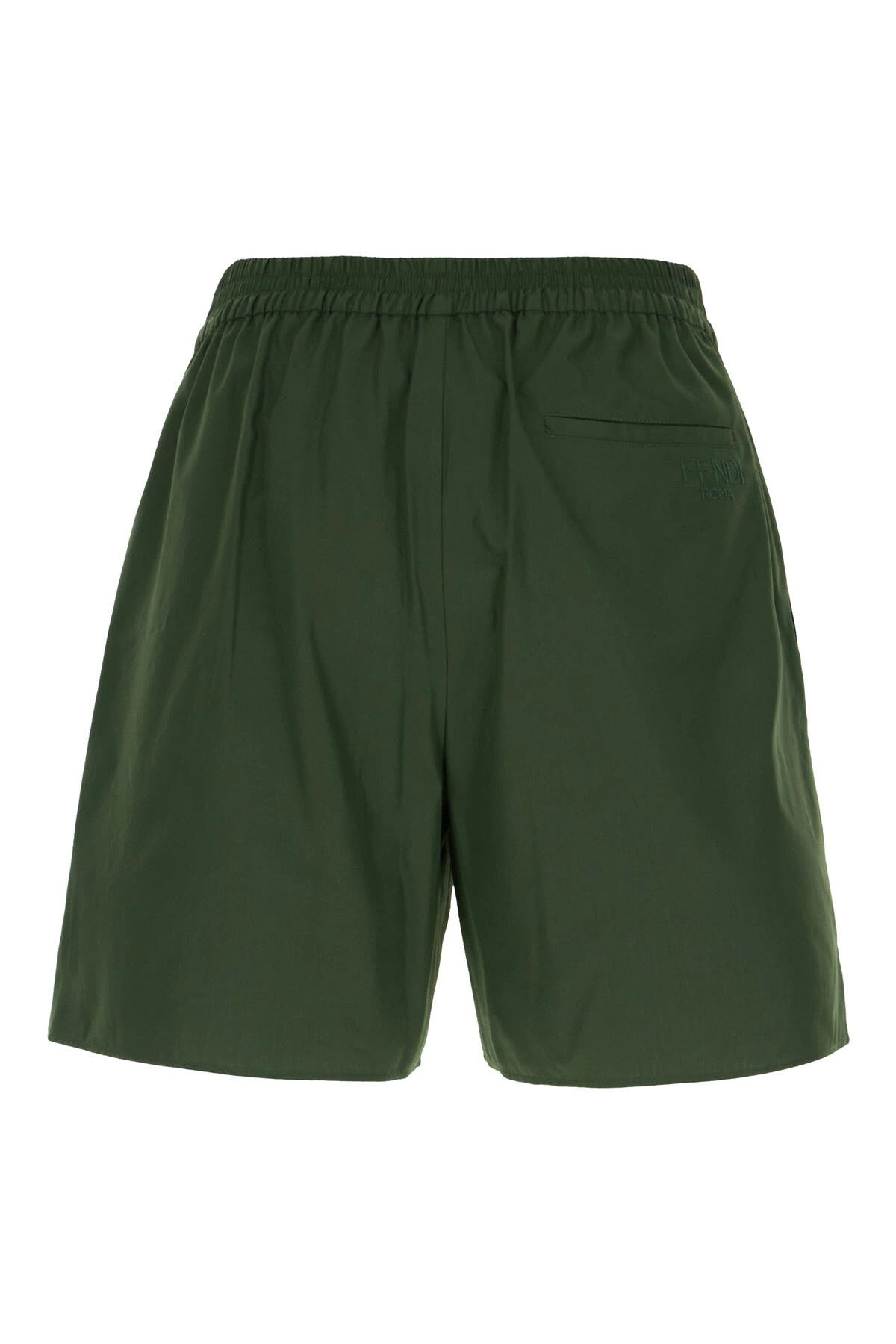 Fendi o1s1wg110526 Bermuda Short in Green Size US 30 / EU 46 - 2 Thumbnail