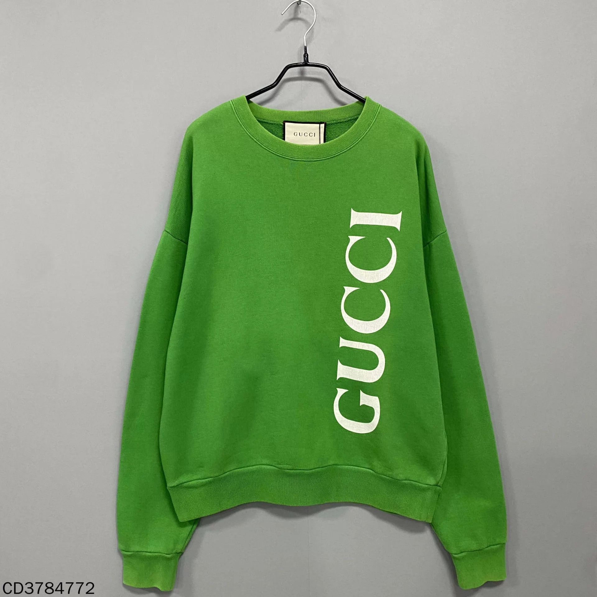 Gucci GUCCI Green Vertical Logo Sweatshirt S 95 New Size US S / EU 44-46 / 1 - 1 Thumbnail