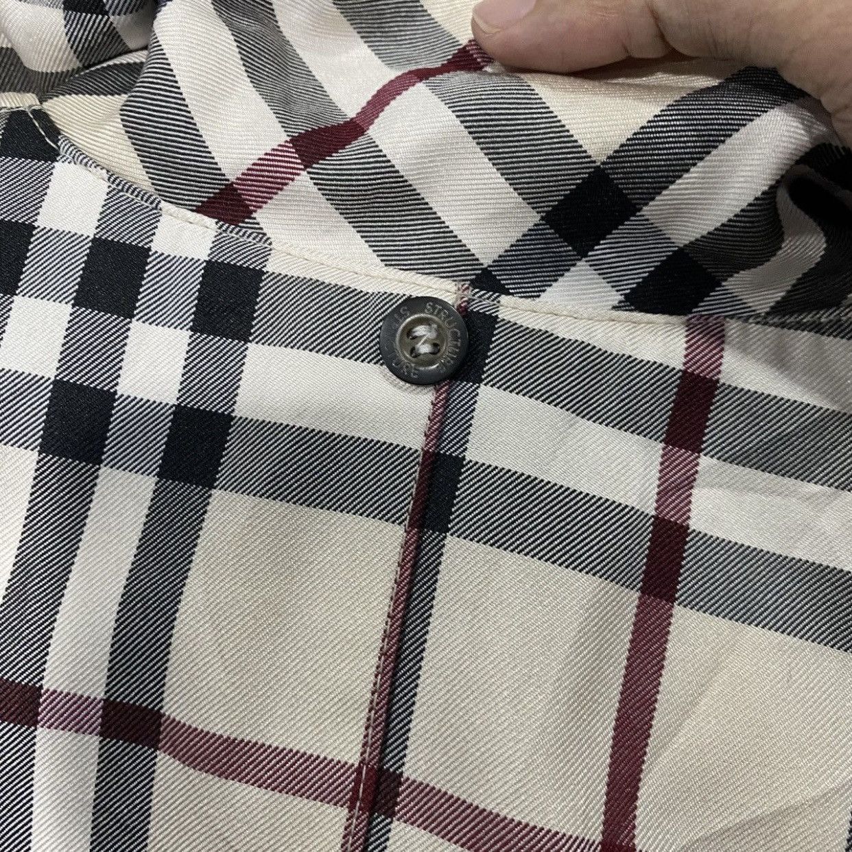 Burberry Vintage Burberry Nova Check DoubleBreasted Short Coat Jacket Size L / US 10 / IT 46 - 9 Thumbnail