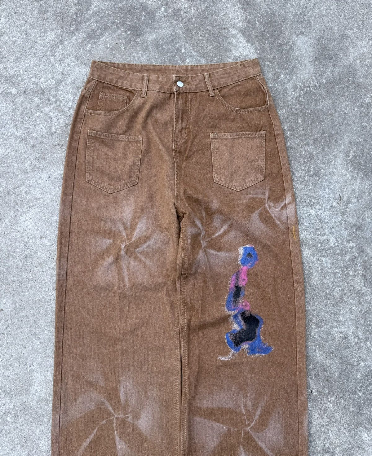 Other Vintage Y2K streetwear swag track avantgarde wide pants Size US 34 / EU 50 - 16 Thumbnail