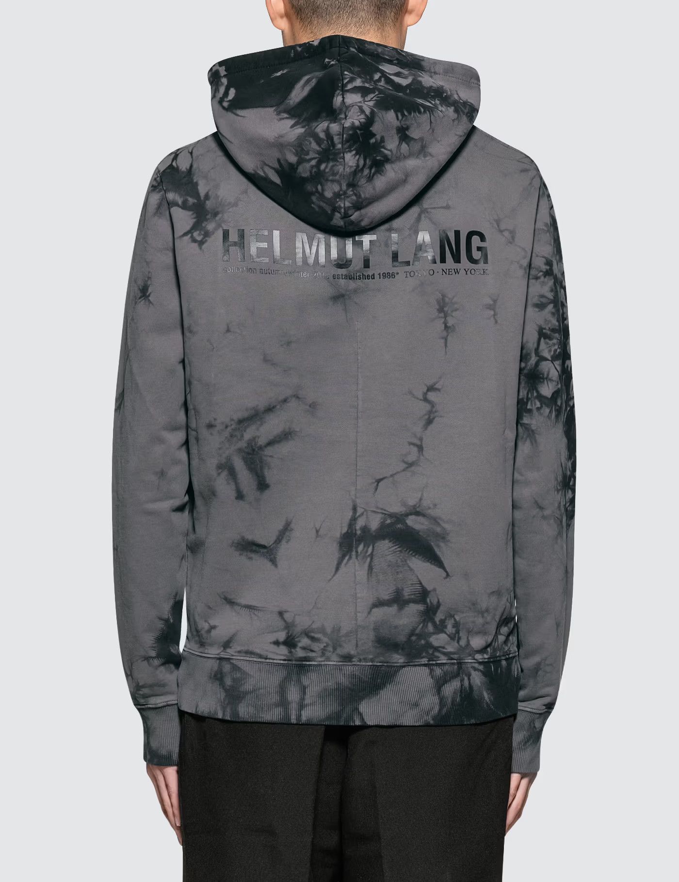 Helmut Lang Helmut Lang Tie Dye Logo Hoodie Sweatshirt Pullover Men’s Size US S / EU 44-46 / 1 - 4 Thumbnail