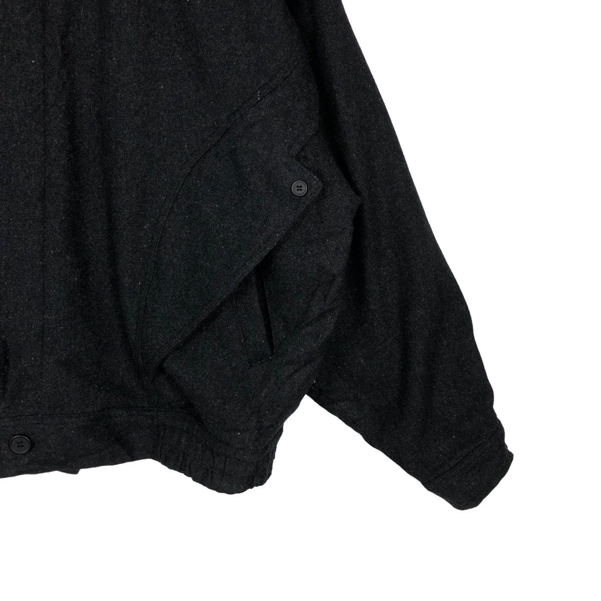 Japanese Brand Vintage Wool Bomber Jacket Riot Riot Mile Stone IsseyMiyake Size US L / EU 52-54 / 3 - 5 Thumbnail