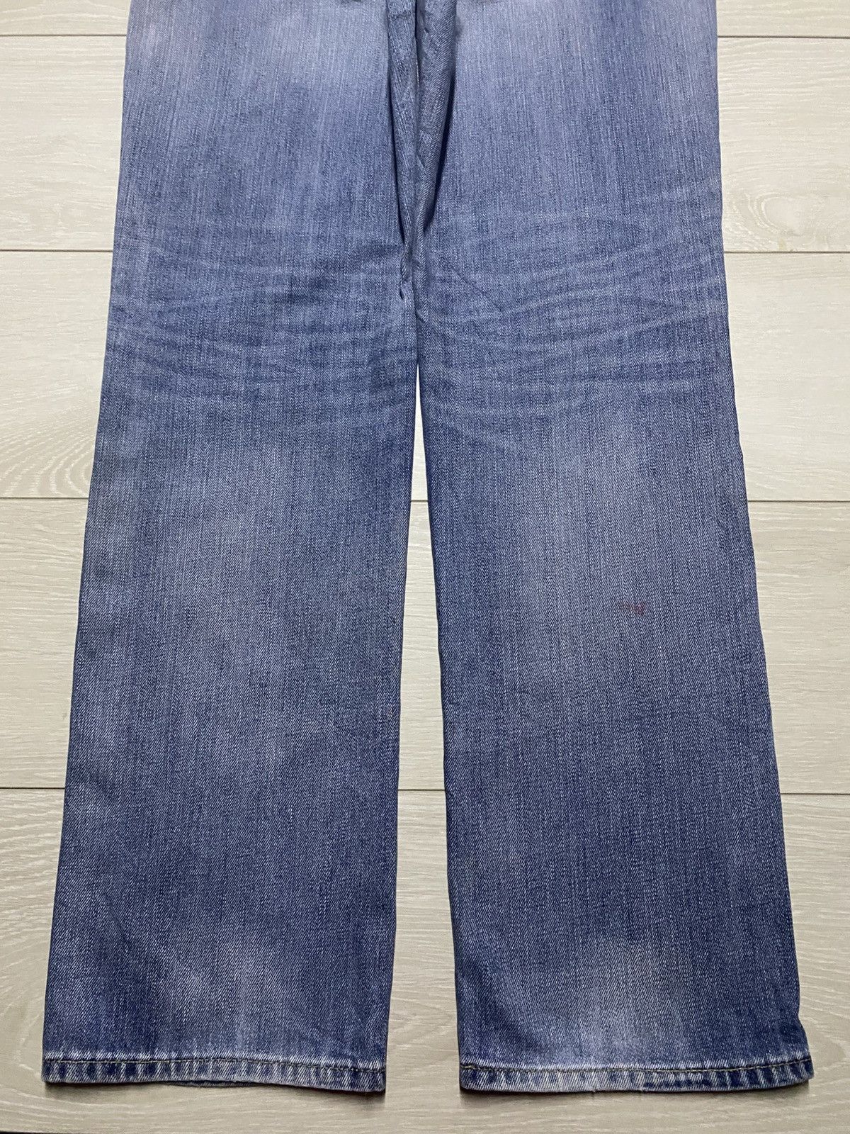 Helmut Lang Vintage Japanese Brand Uniqlo Faded Wash Distressed Jeans Size US 34 / EU 50 - 6 Thumbnail