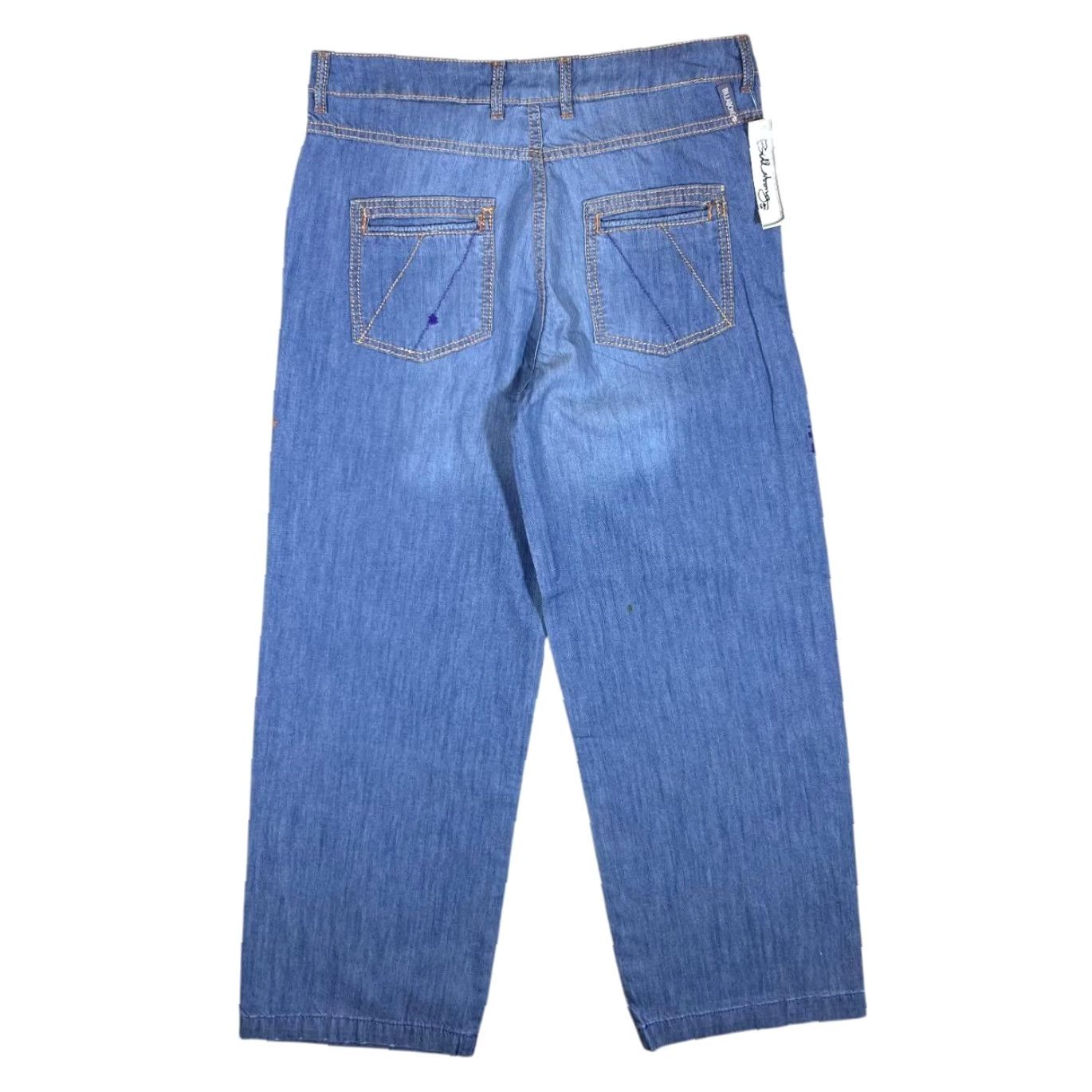 Billabong VINTAGE Billabong Baggy Fit Jeans Women 32 Blue Denim Straight 90s Surfer Skater Mens? Womens Size 24" / US 00 / IT 34 - 3 Thumbnail
