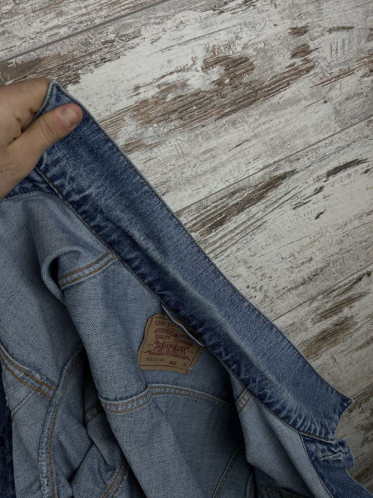 Levi's × Levi's Vintage Clothing × Vintage Mens Vintage Levis Denim jacket trucker y2k streetwear rare Size US M / EU 48-50 / 2 - 19 Thumbnail