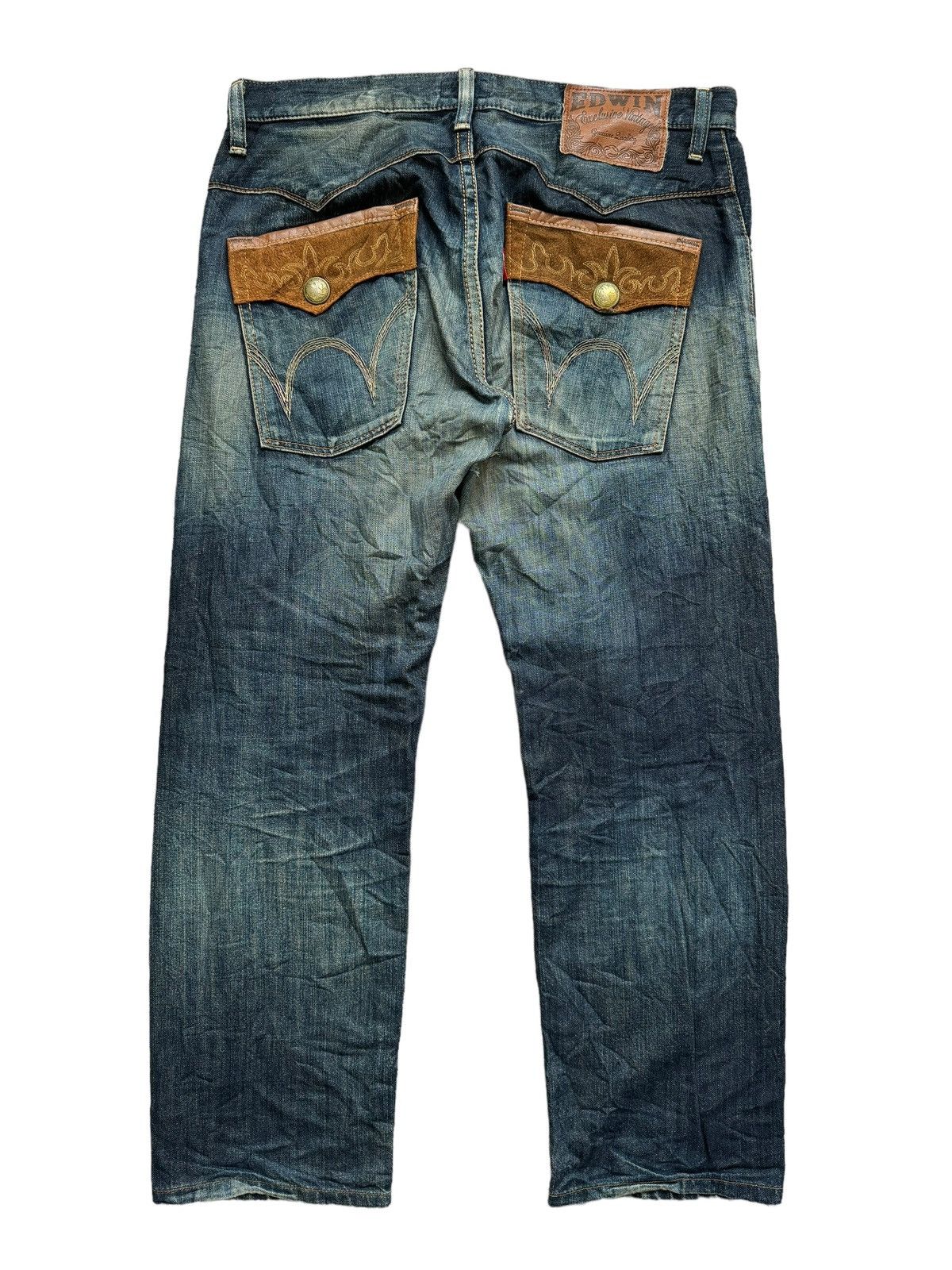 Edwin Vintage Edwin Exclusive Distressed Jeans ifsixwasnine Size US 38 / EU 54 - 5 Thumbnail