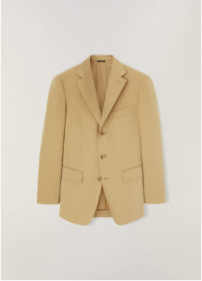 image of Loro Piana O1Srvl11E0424 Torino Jacket In Khaki, Men's (Size Medium)