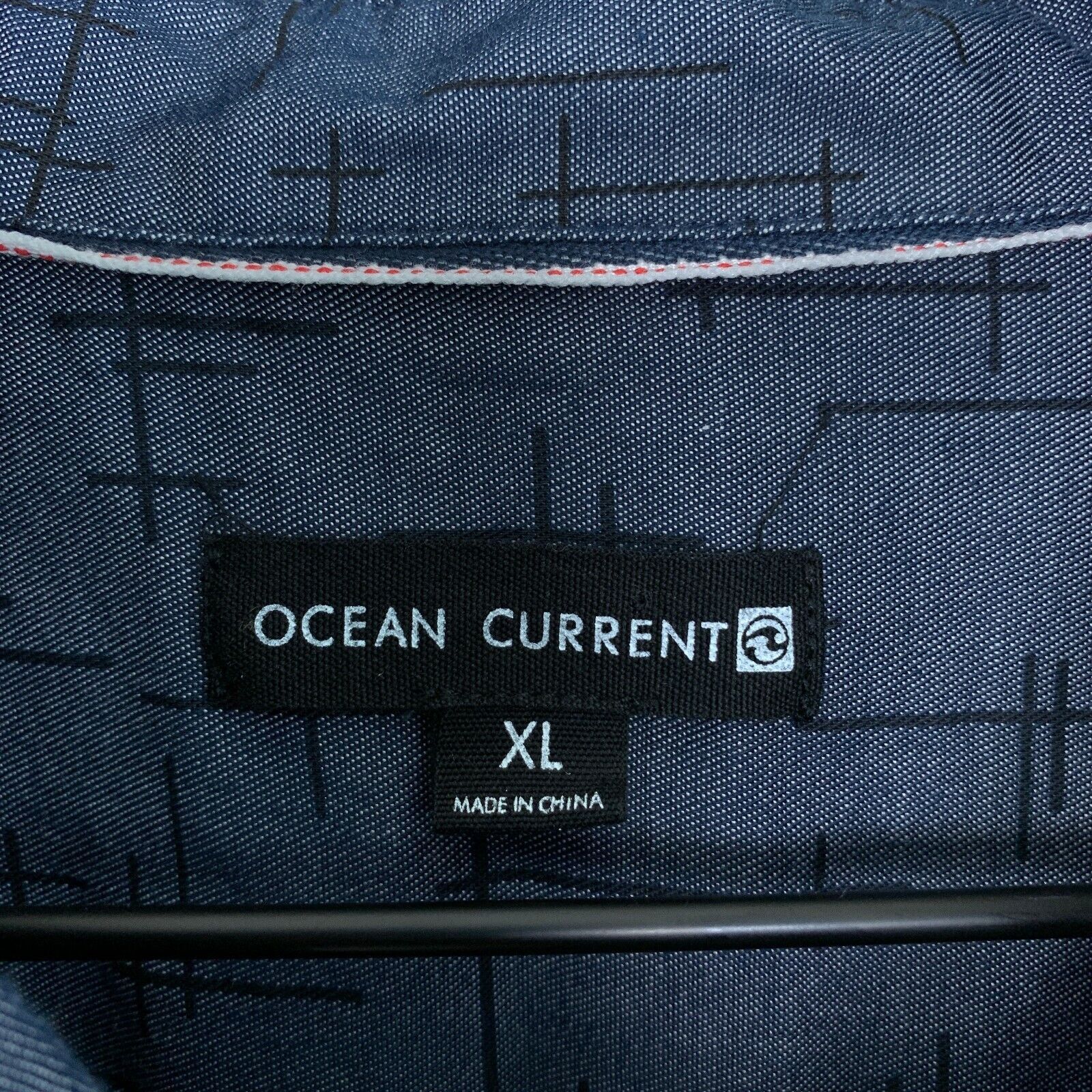 Ocean Current Ocean Current Chambray Printed Shirt Blue Button Front XL Size US XL / EU 56 / 4 - 7 Thumbnail