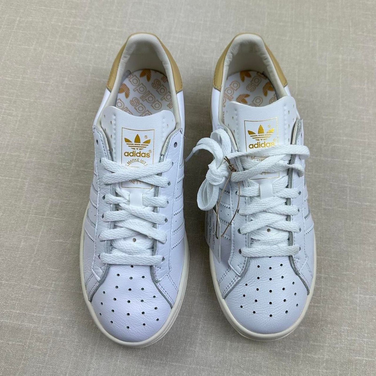 Adidas 2021 Adidas Earlham Leather "White Gold" Size US 8 / EU 41 - 3 Thumbnail