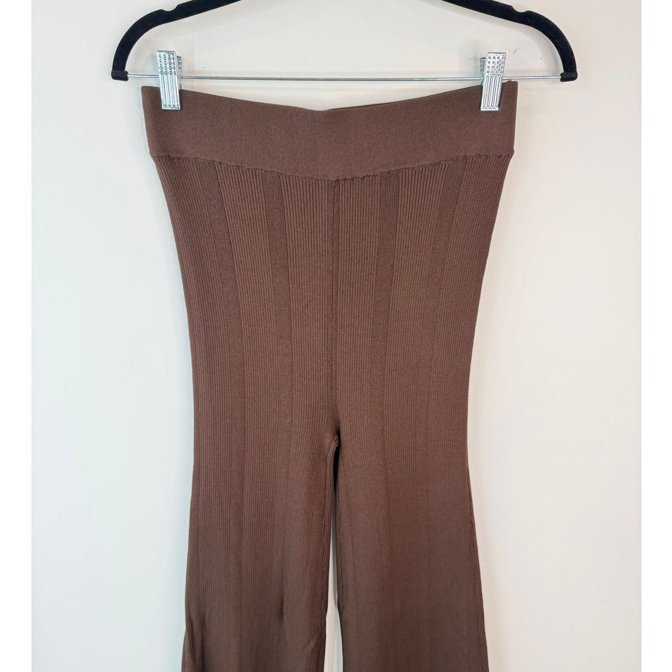 REMAIN Birger Christensen NWT REMAIN Birger Christensen Solaima Brown Flare Pants Size 28" / US 6 / IT 42 - 2 Thumbnail