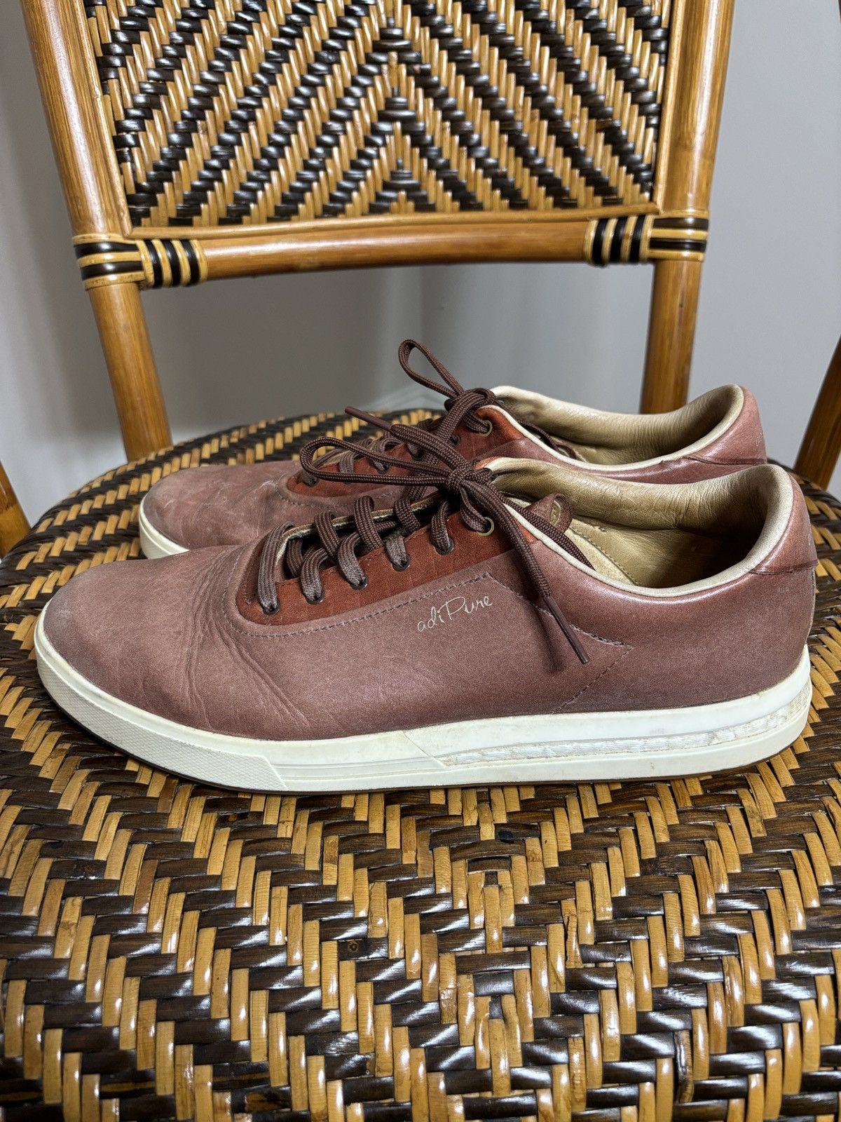 Adidas Adidas Adipure Golf Shoes 10 Brown Leather Spikeless Sneaker Size US 10 / EU 43 - 3 Thumbnail