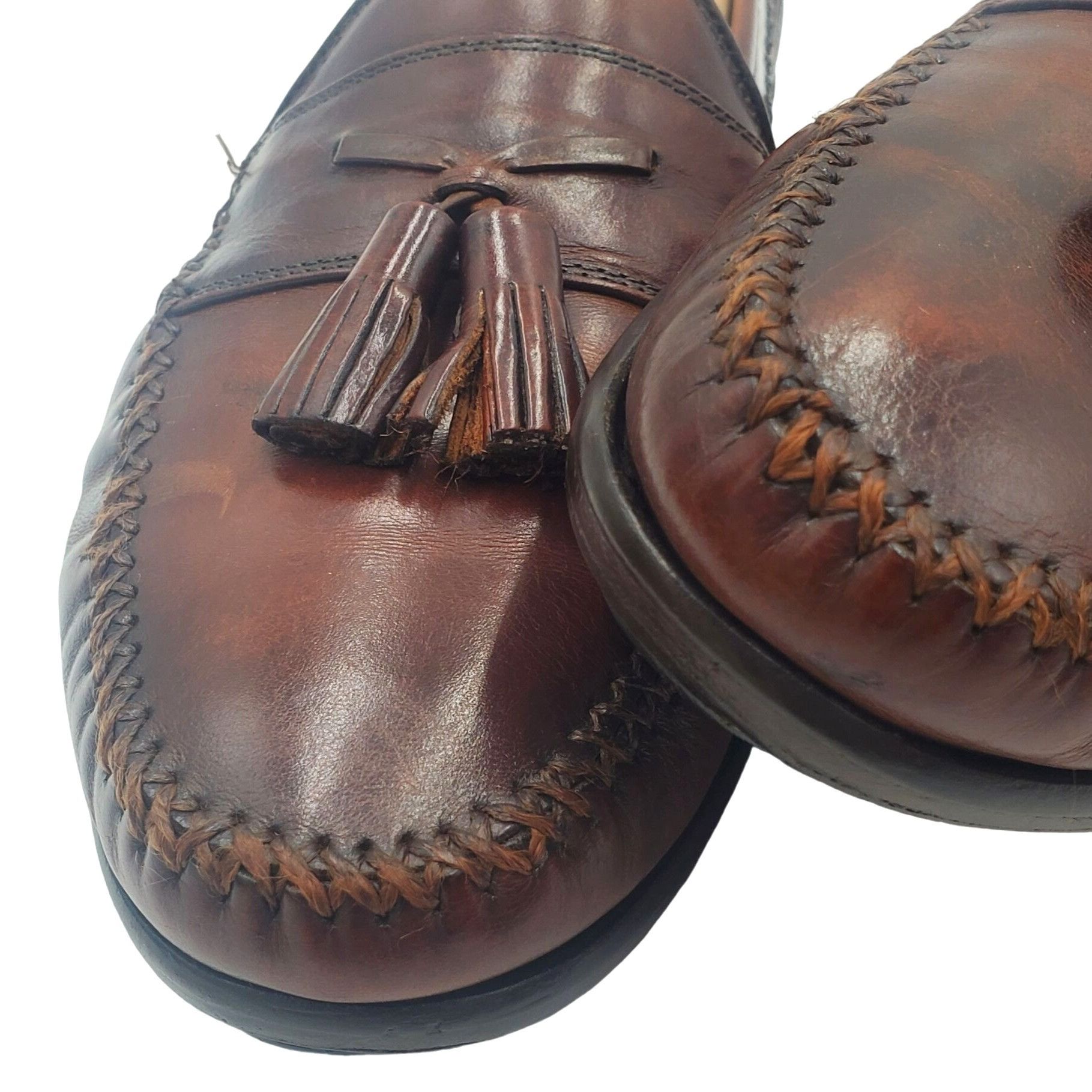 Sandro Moscoloni Sandro Moscoloni Olivio Men's size 9 Brown Leather Tassel Lo Size US 9 / EU 42 - 5 Thumbnail