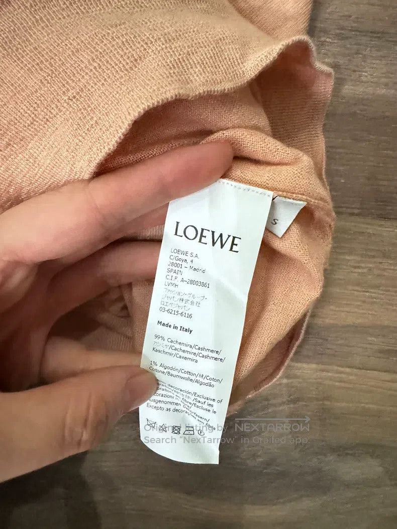 Loewe Loewe Crewneck Cashmere Knit Sweater Size S / US 4 / IT 40 - 3 Thumbnail
