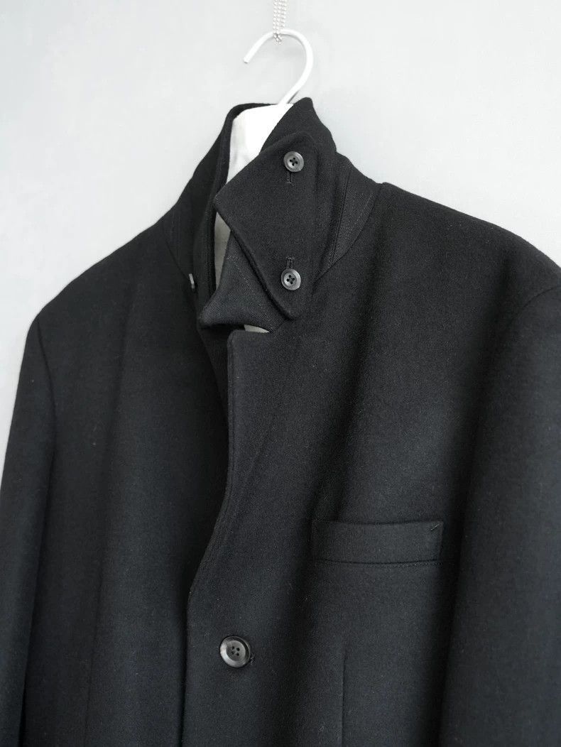 Yohji Yamamoto Yohji Yamamoto Yohji Yamamoto Wool Blend Overcoat for Men Size US S / EU 44-46 / 1 - 4 Thumbnail